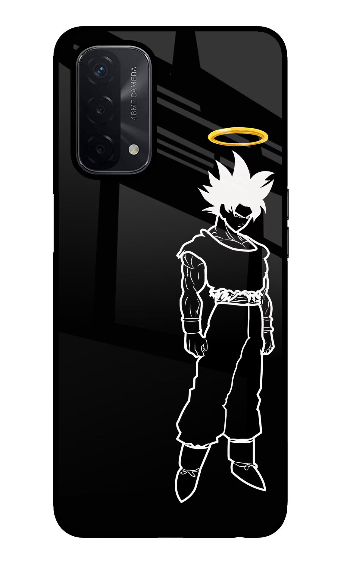 DBS Character Oppo A74 5G Back Cover - DBS Character Oppo A74 5G Glass Case Back Cover by Casekaro DBS Character Oppo A74 5G Glass Case Back Cover by Casekaro