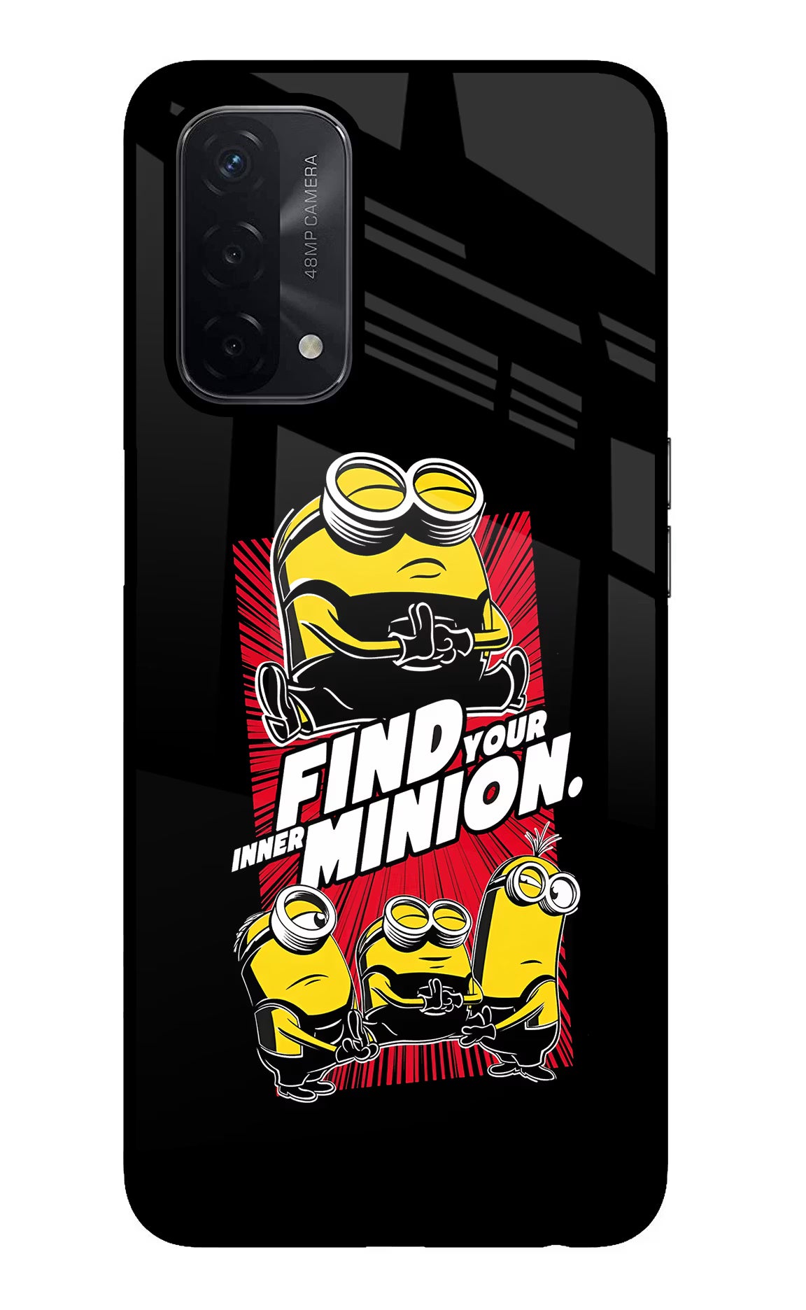 Find your inner Minion Oppo A74 5G Glass Case - Find your inner Minion Oppo A74 5G Glass Case Find your inner Minion Oppo A74 5G Glass Case