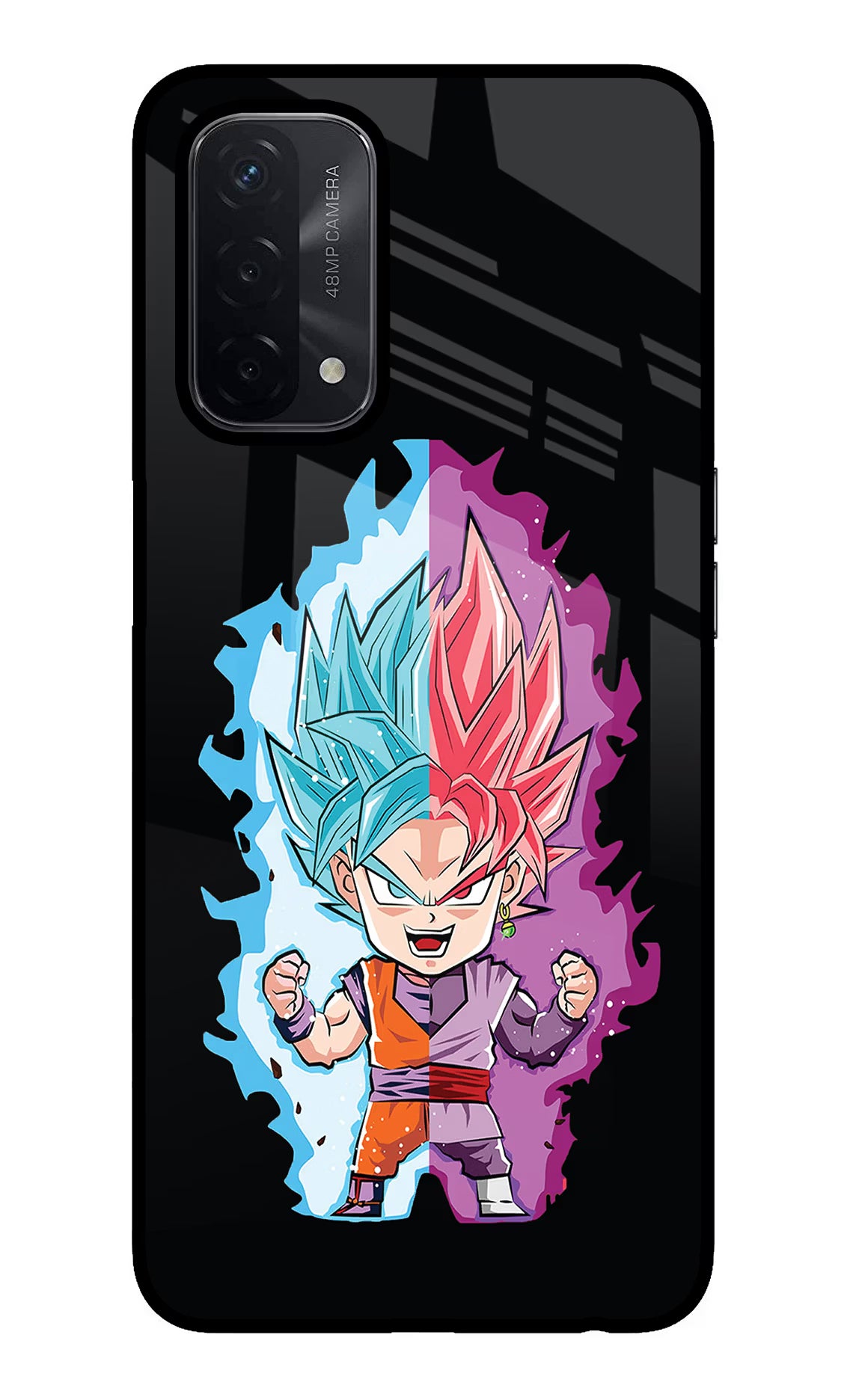 Chota Goku Oppo A74 5G Glass Case - Chota Goku Oppo A74 5G Glass Case Chota Goku Oppo A74 5G Glass Case