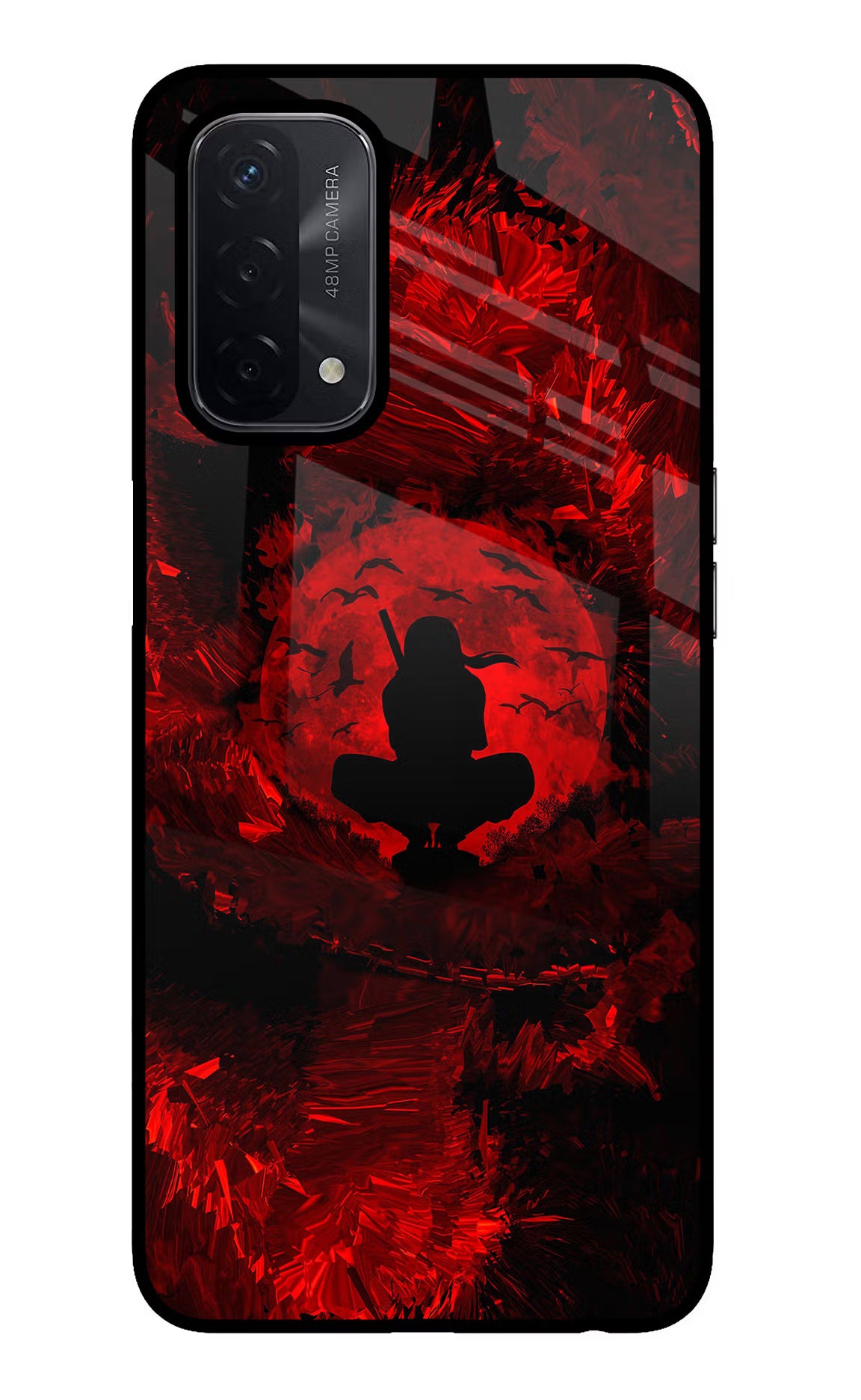 Itachi Uchiha Oppo A74 5G Glass Case - Itachi Uchiha Oppo A74 5G Glass Case Itachi Uchiha Oppo A74 5G Glass Case