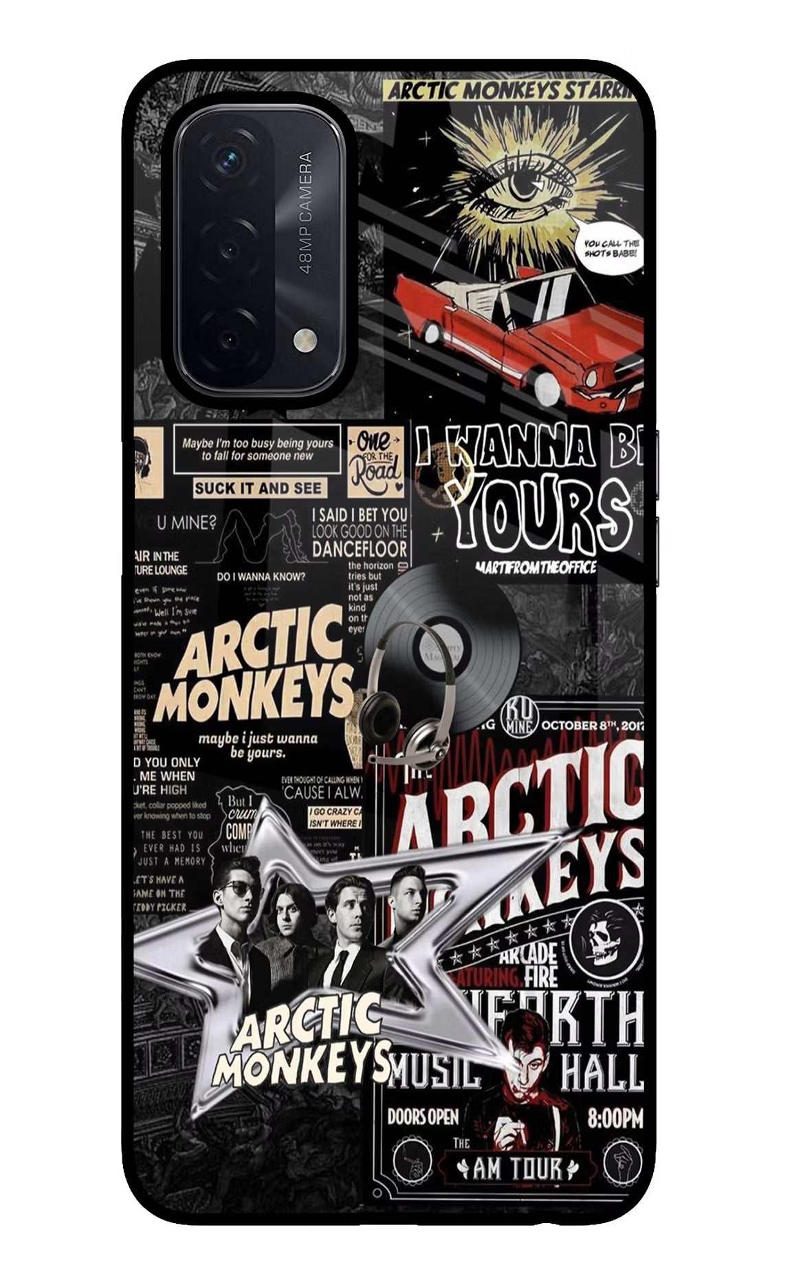 Arctic Monkeys Oppo A74 5G Glass Case - Arctic Monkeys Oppo A74 5G Glass Case Arctic Monkeys Oppo A74 5G Glass Case