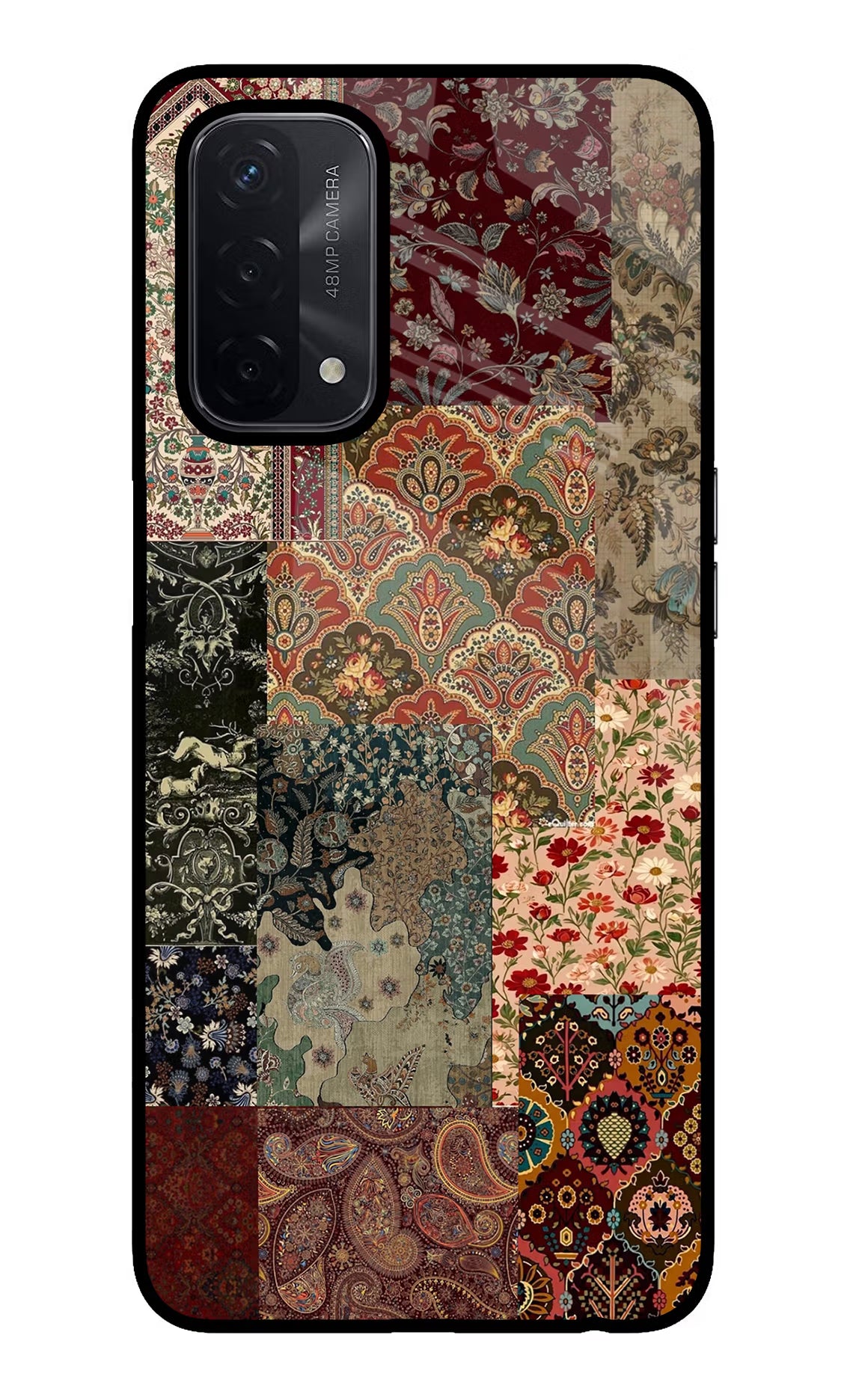 Desi Print Oppo A74 5G Glass Case - Desi Print Oppo A74 5G Glass Case Desi Print Oppo A74 5G Glass Case