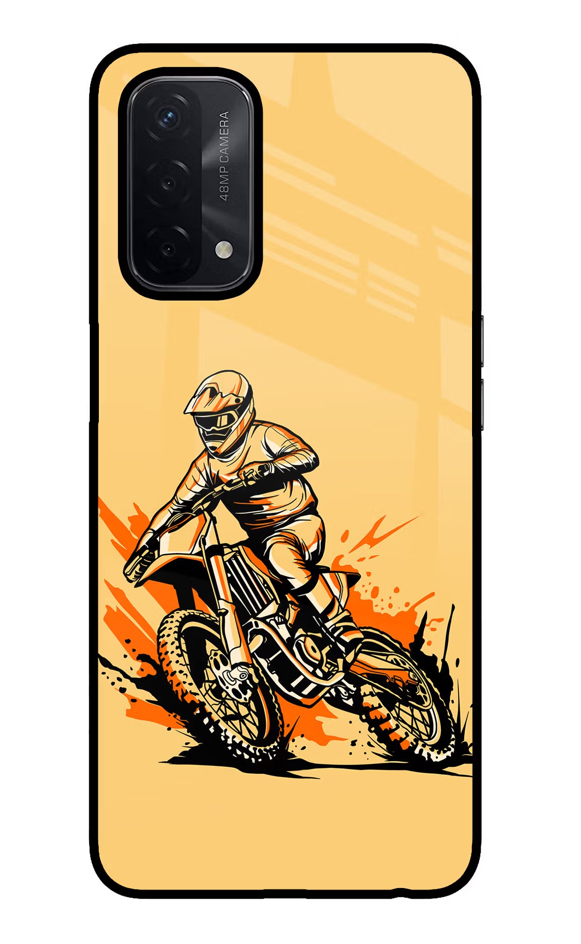 Off-Road Fury Oppo A74 5G Back Cover - Off-Road Fury Oppo A74 5G Glass Case Back Cover by Casekaro Off-Road Fury Oppo A74 5G Glass Case Back Cover by Casekaro