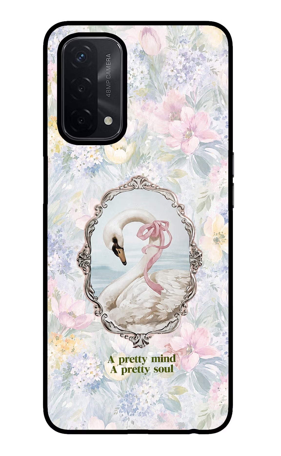 Pretty Mind Pretty Soul Oppo A74 5G Glass Case - Pretty Mind Pretty Soul Oppo A74 5G Glass Case Pretty Mind Pretty Soul Oppo A74 5G Glass Case