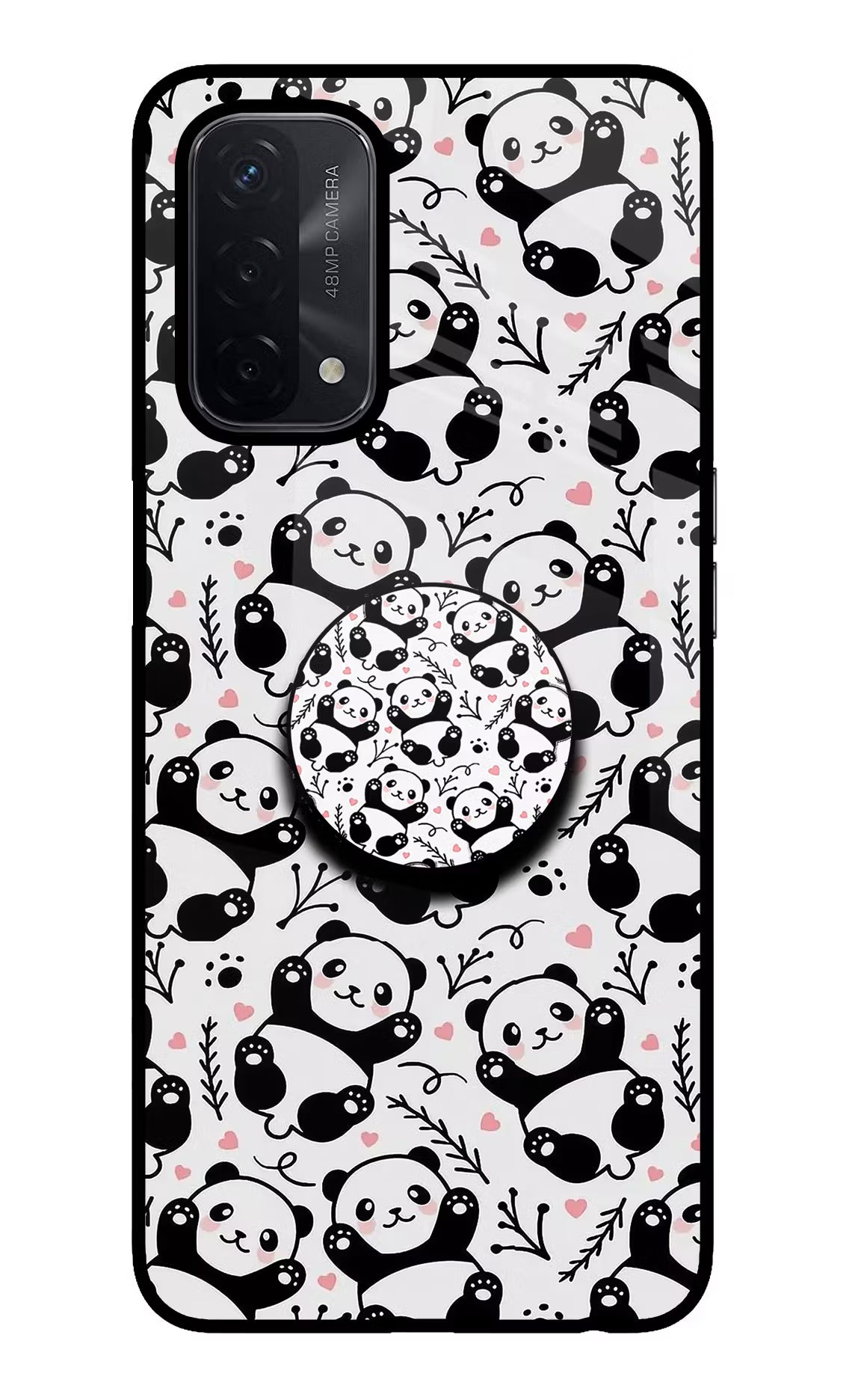 Cute Panda Oppo A74 5G Pop Case - Cute Panda Oppo A74 5G Pop Case by Casekaro Cute Panda Oppo A74 5G Pop Case by Casekaro