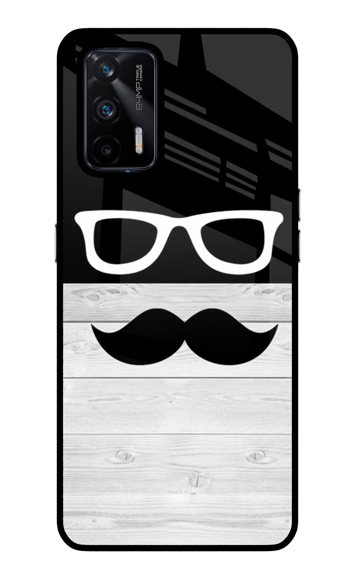 Mustache Realme X7 Max Glass Case - Mustache Realme X7 Max Glass Case Mustache Realme X7 Max Glass Case