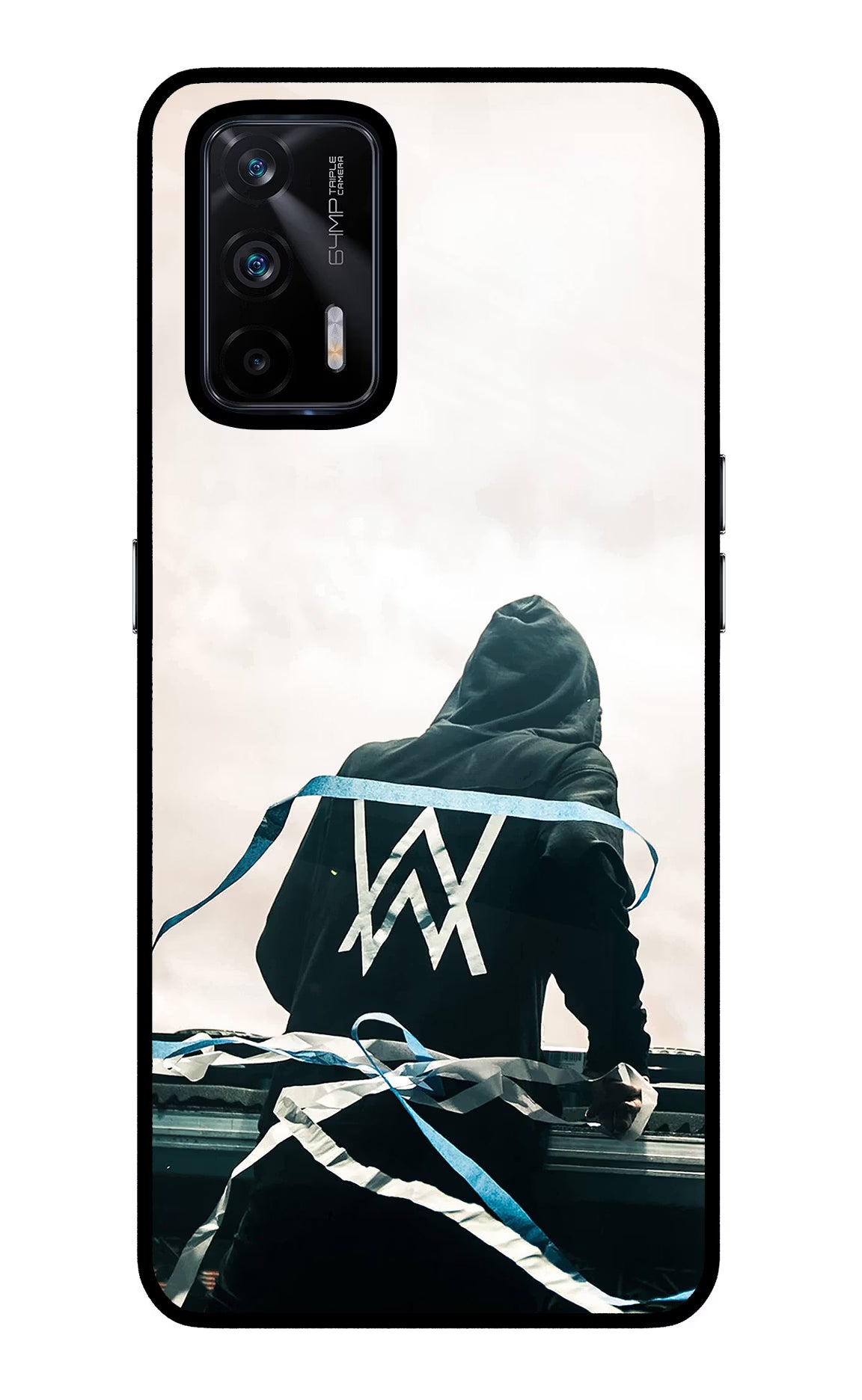 Alan Walker Realme X7 Max Back Cover - Alan Walker Realme X7 Max Glass Case Back Cover by Casekaro Alan Walker Realme X7 Max Glass Case Back Cover by Casekaro