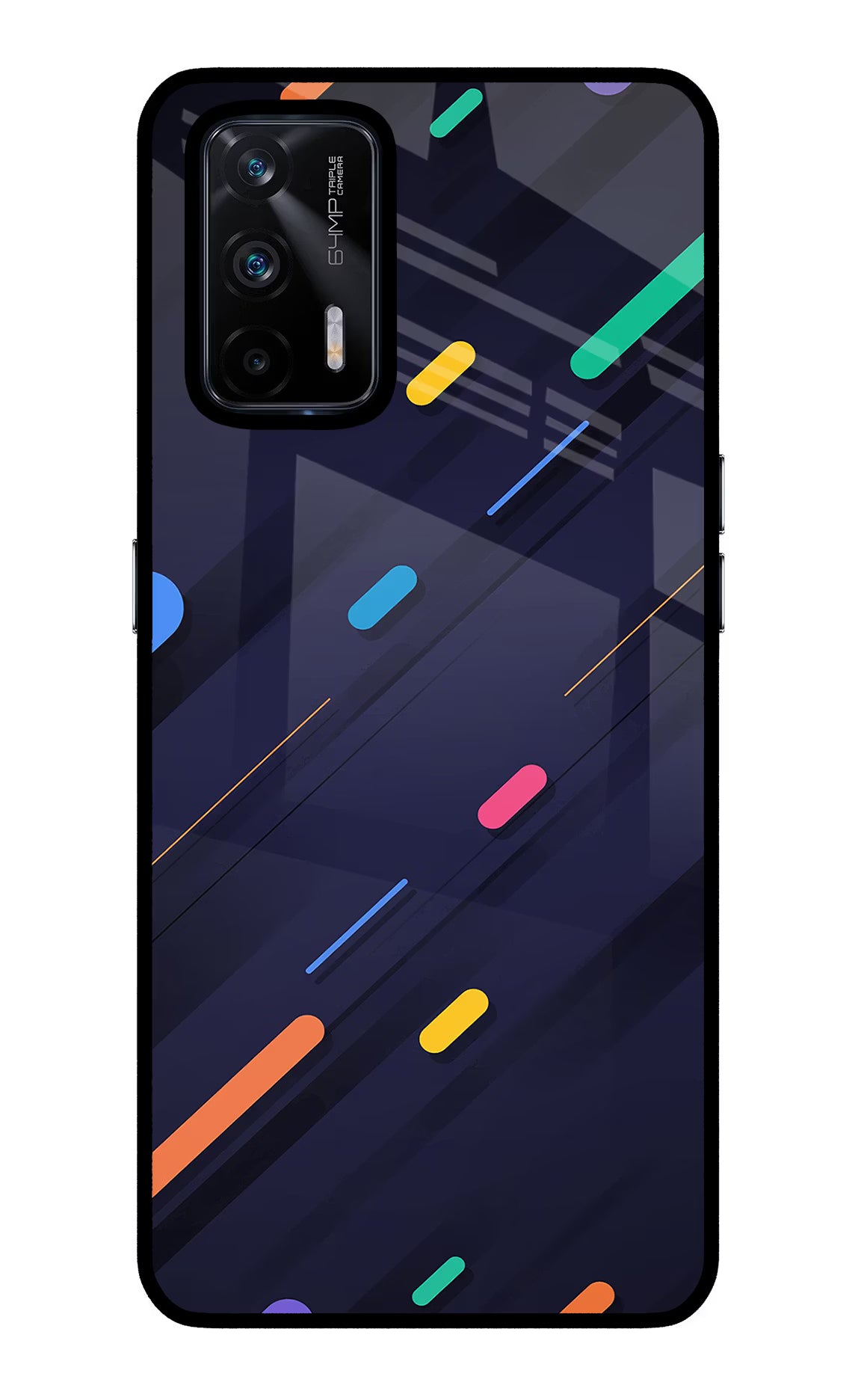 Abstract Design Realme X7 Max Back Cover - Abstract Design Realme X7 Max Glass Case Back Cover by Casekaro Abstract Design Realme X7 Max Glass Case Back Cover by Casekaro