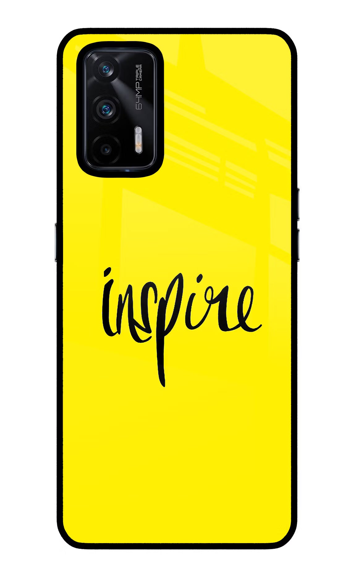 Inspire Realme X7 Max Back Cover - Inspire Realme X7 Max Glass Case Back Cover by Casekaro Inspire Realme X7 Max Glass Case Back Cover by Casekaro