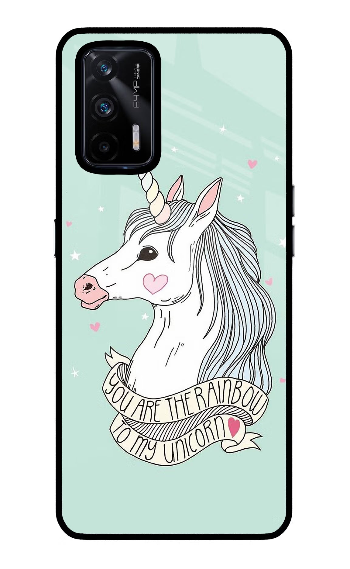 Unicorn Wallpaper Realme X7 Max Back Cover - Unicorn Wallpaper Realme X7 Max Glass Case Back Cover by Casekaro Unicorn Wallpaper Realme X7 Max Glass Case Back Cover by Casekaro
