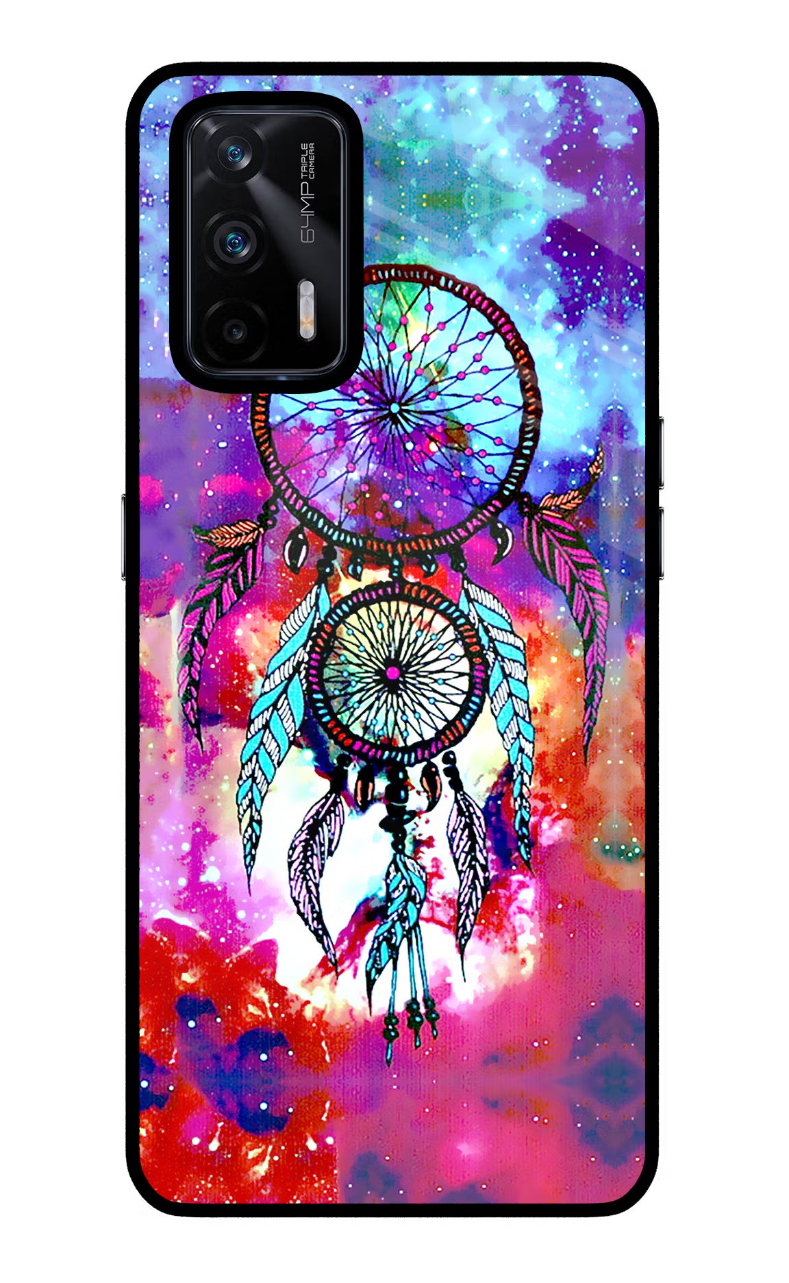 Dream Catcher Abstract Realme X7 Max Glass Case - Dream Catcher Abstract Realme X7 Max Glass Case Dream Catcher Abstract Realme X7 Max Glass Case