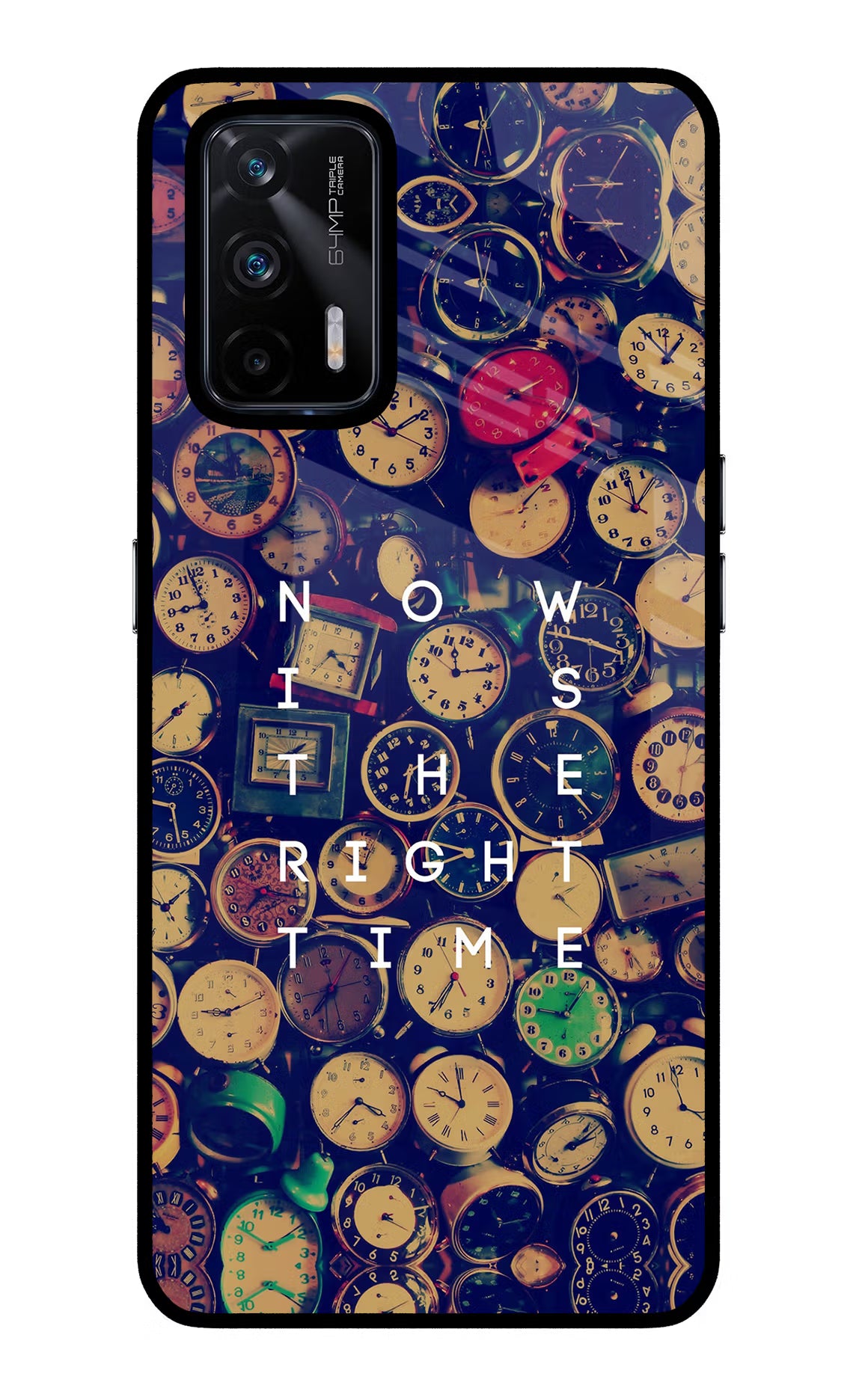Now is the Right Time Quote Realme X7 Max Glass Case - Now is the Right Time Quote Realme X7 Max Glass Case Now is the Right Time Quote Realme X7 Max Glass Case