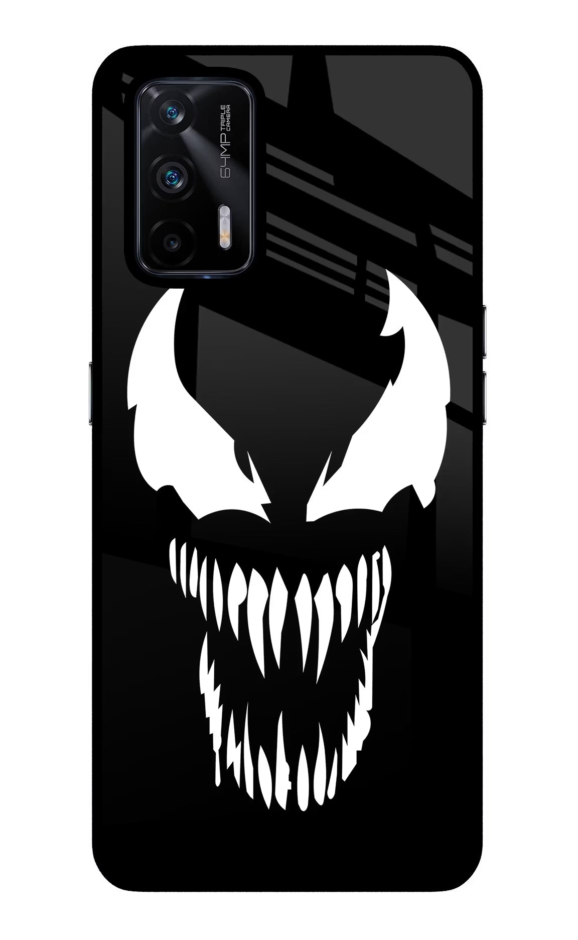 Venom Realme X7 Max Back Cover - Venom Realme X7 Max Glass Case Back Cover by Casekaro Venom Realme X7 Max Glass Case Back Cover by Casekaro