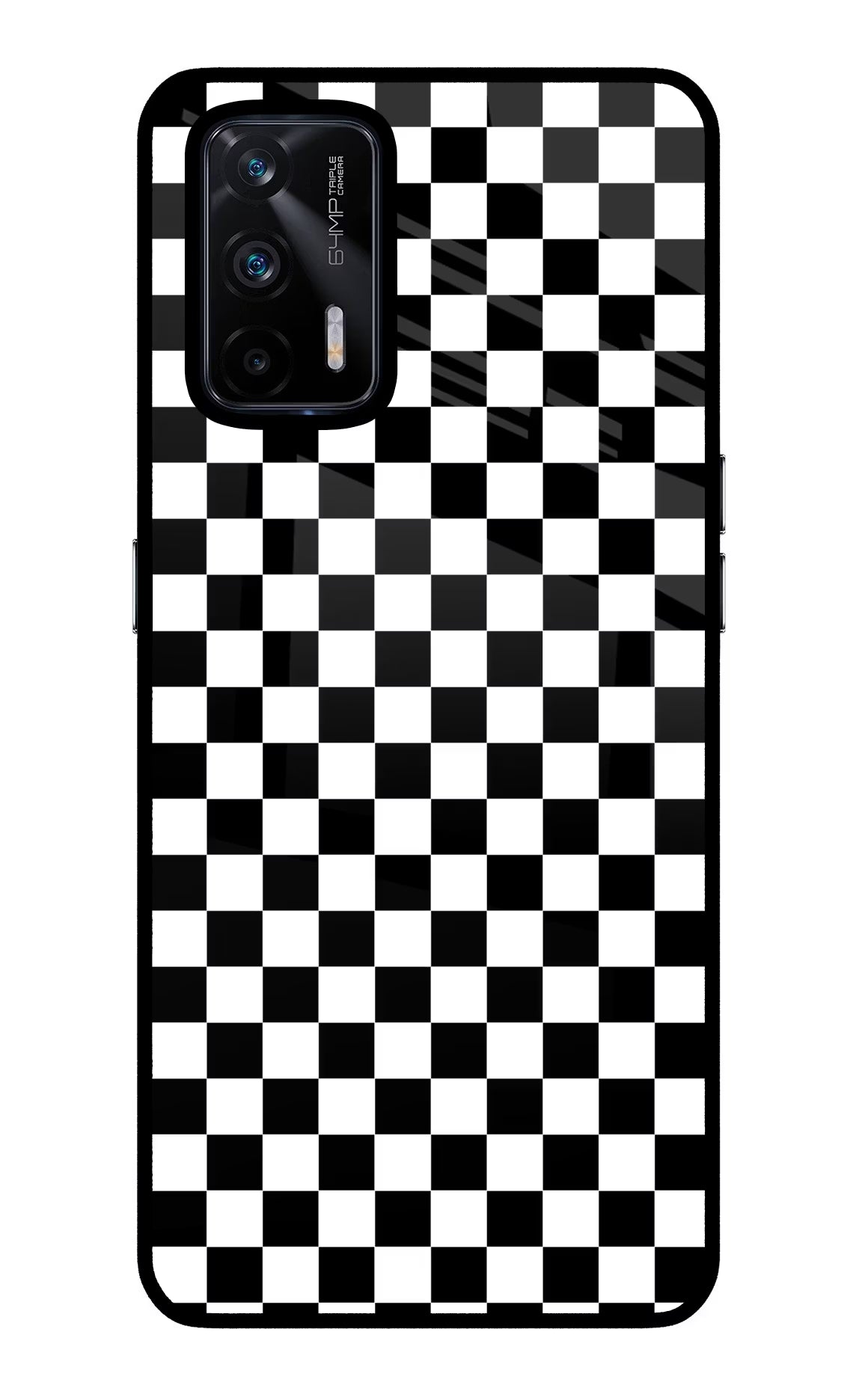 Chess Board Realme X7 Max Glass Case - Chess Board Realme X7 Max Glass Case Chess Board Realme X7 Max Glass Case