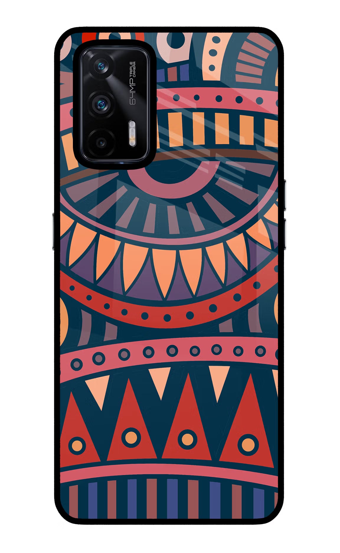 African Culture Design Realme X7 Max Back Cover - African Culture Design Realme X7 Max Glass Case Back Cover by Casekaro African Culture Design Realme X7 Max Glass Case Back Cover by Casekaro