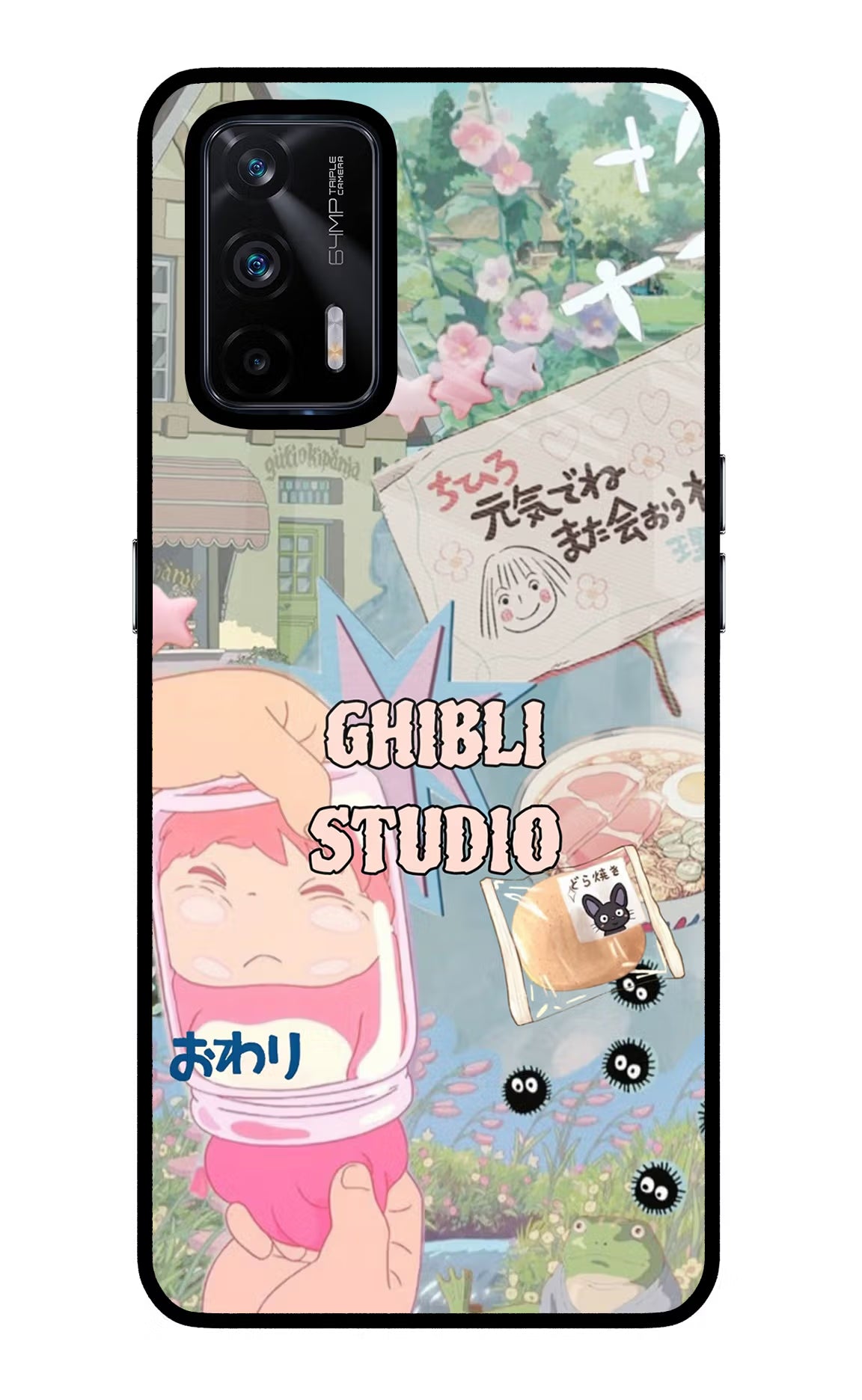Studio Ghibli Realme X7 Max Glass Case - Studio Ghibli Realme X7 Max Glass Case Studio Ghibli Realme X7 Max Glass Case
