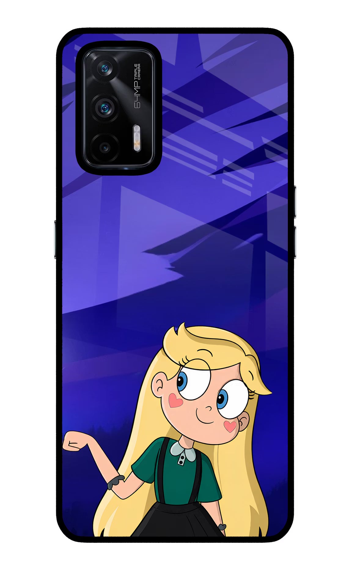 Star Glow Realme X7 Max Glass Case - Star Glow Realme X7 Max Glass Case Star Glow Realme X7 Max Glass Case