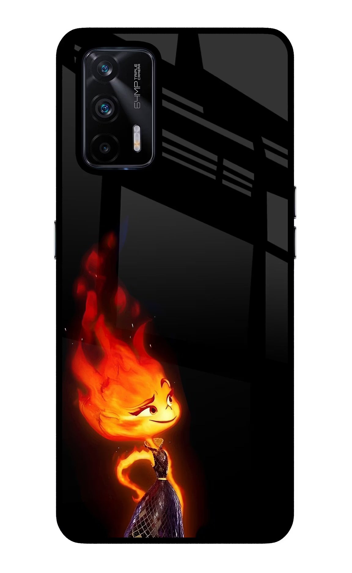 Ember Flame Realme X7 Max Glass Case - Ember Flame Realme X7 Max Glass Case Ember Flame Realme X7 Max Glass Case