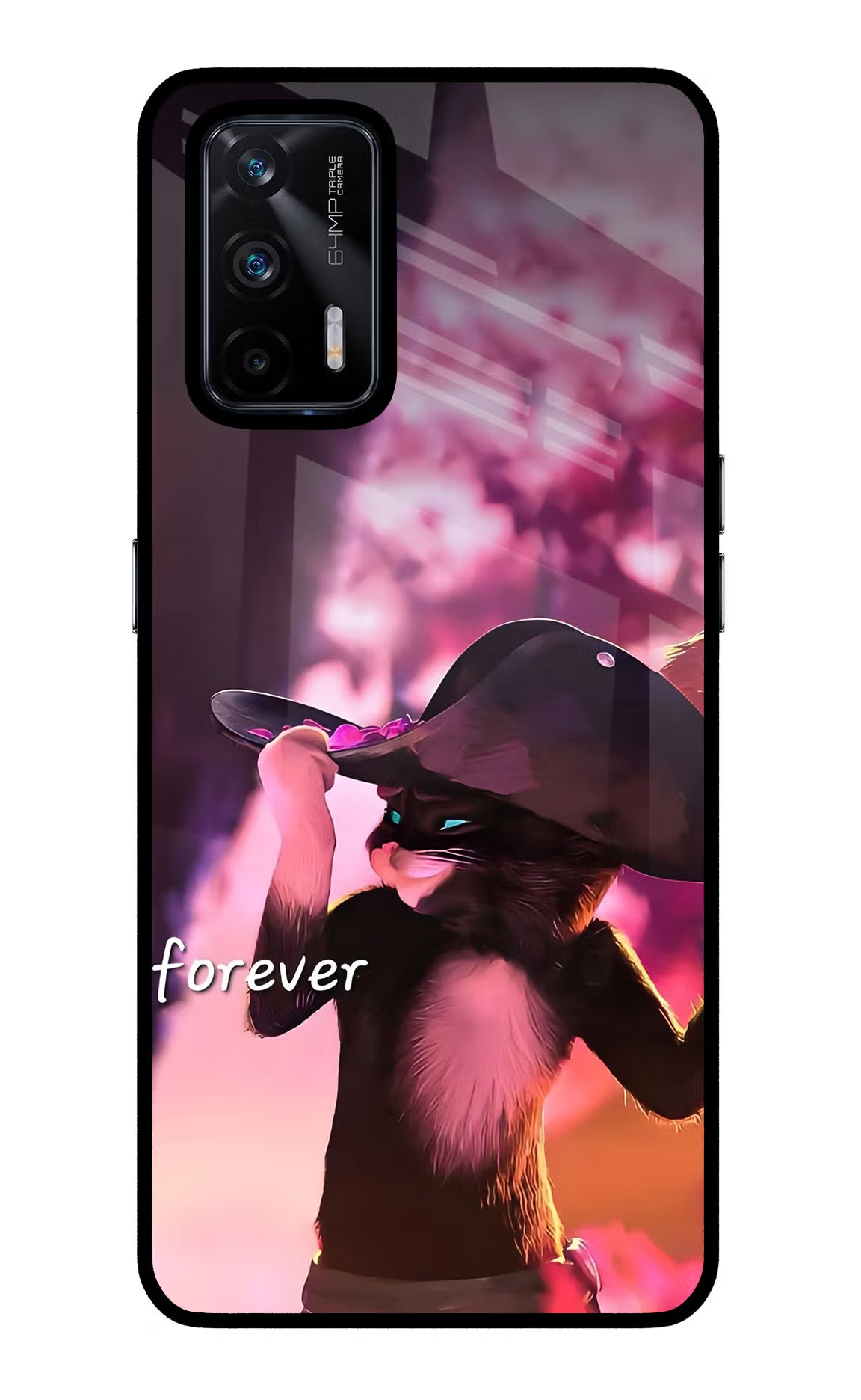 Forever Cat Realme X7 Max Glass Case - Forever Cat Realme X7 Max Glass Case Forever Cat Realme X7 Max Glass Case