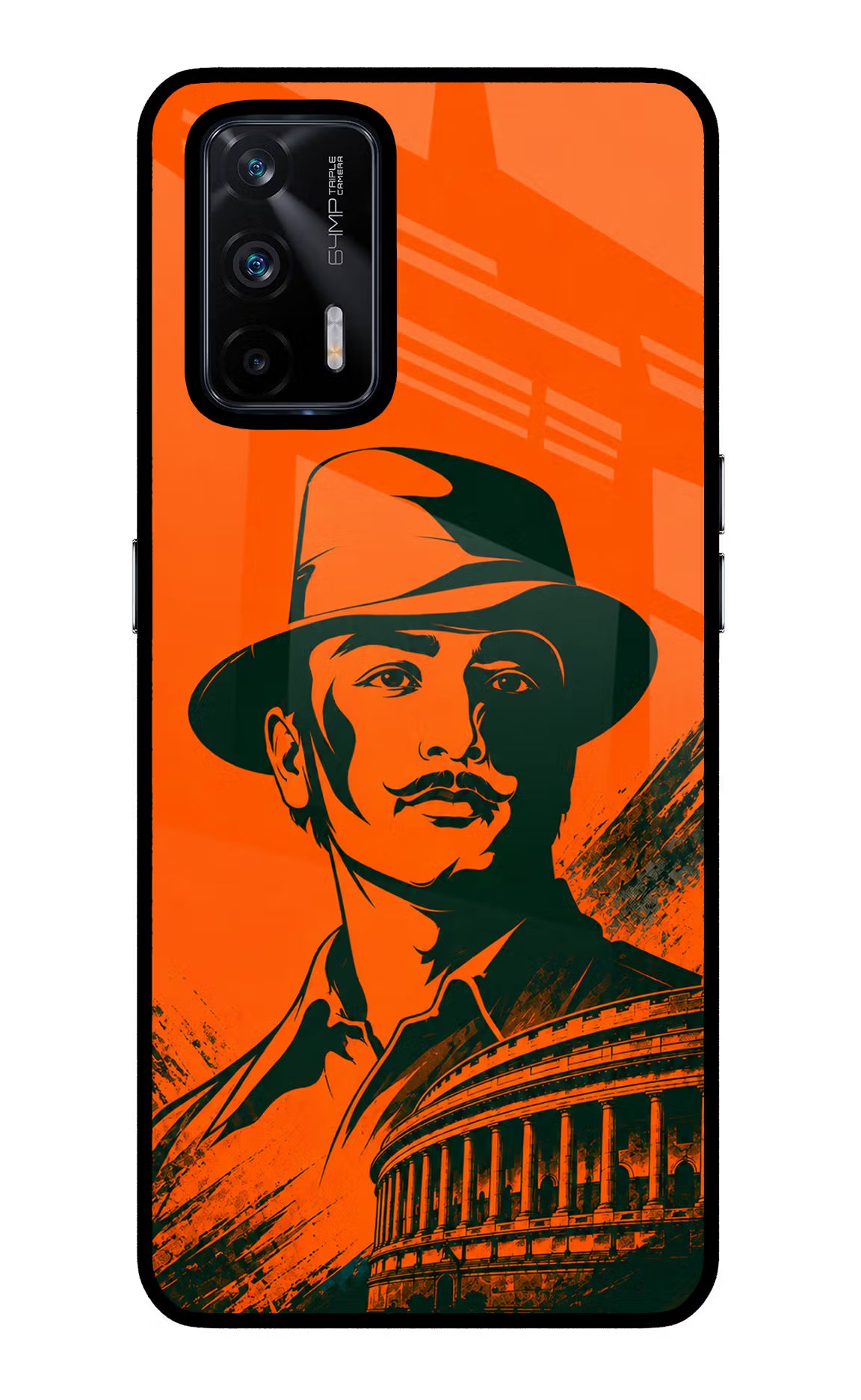 Bhagat Singh Legacy Realme X7 Max Glass Case - Bhagat Singh Legacy Realme X7 Max Glass Case Bhagat Singh Legacy Realme X7 Max Glass Case