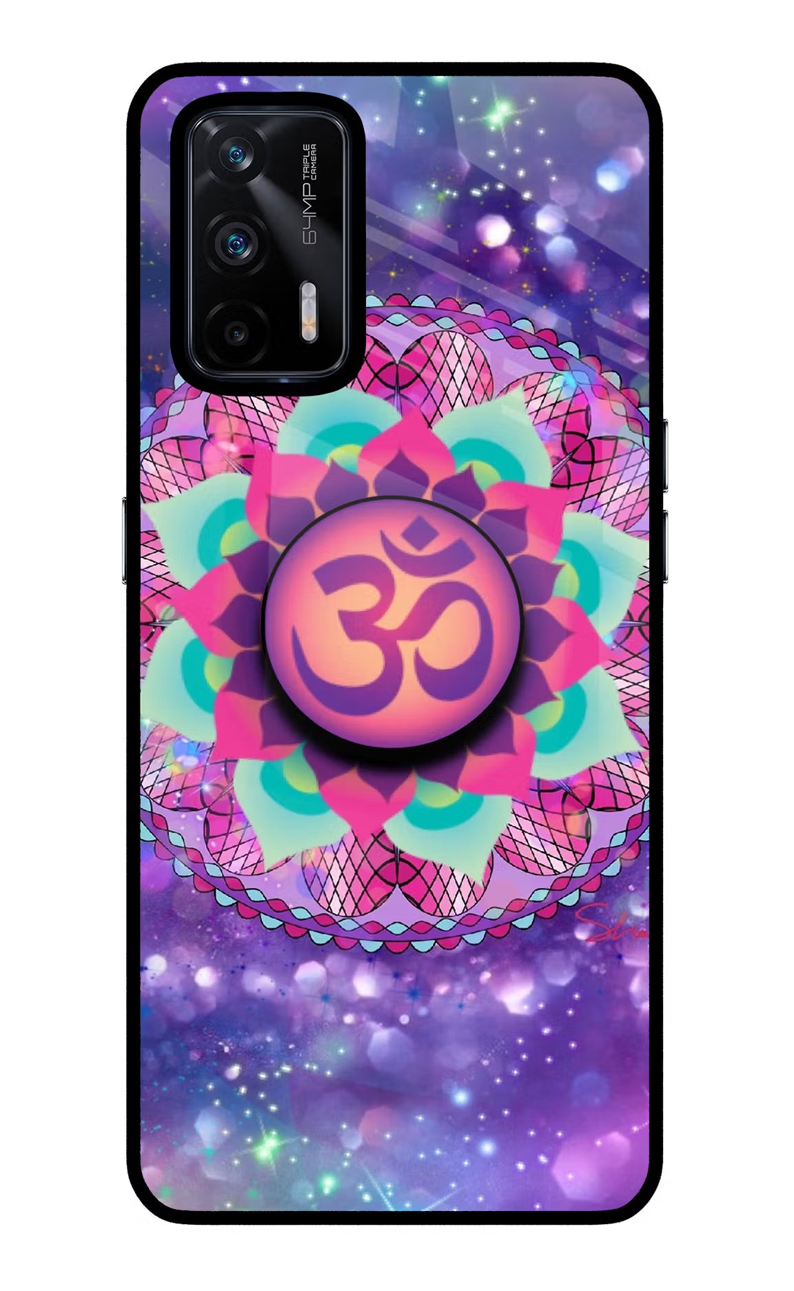 Om Purple Realme X7 Max Pop Case - Om Purple Realme X7 Max Pop Case by Casekaro Om Purple Realme X7 Max Pop Case by Casekaro