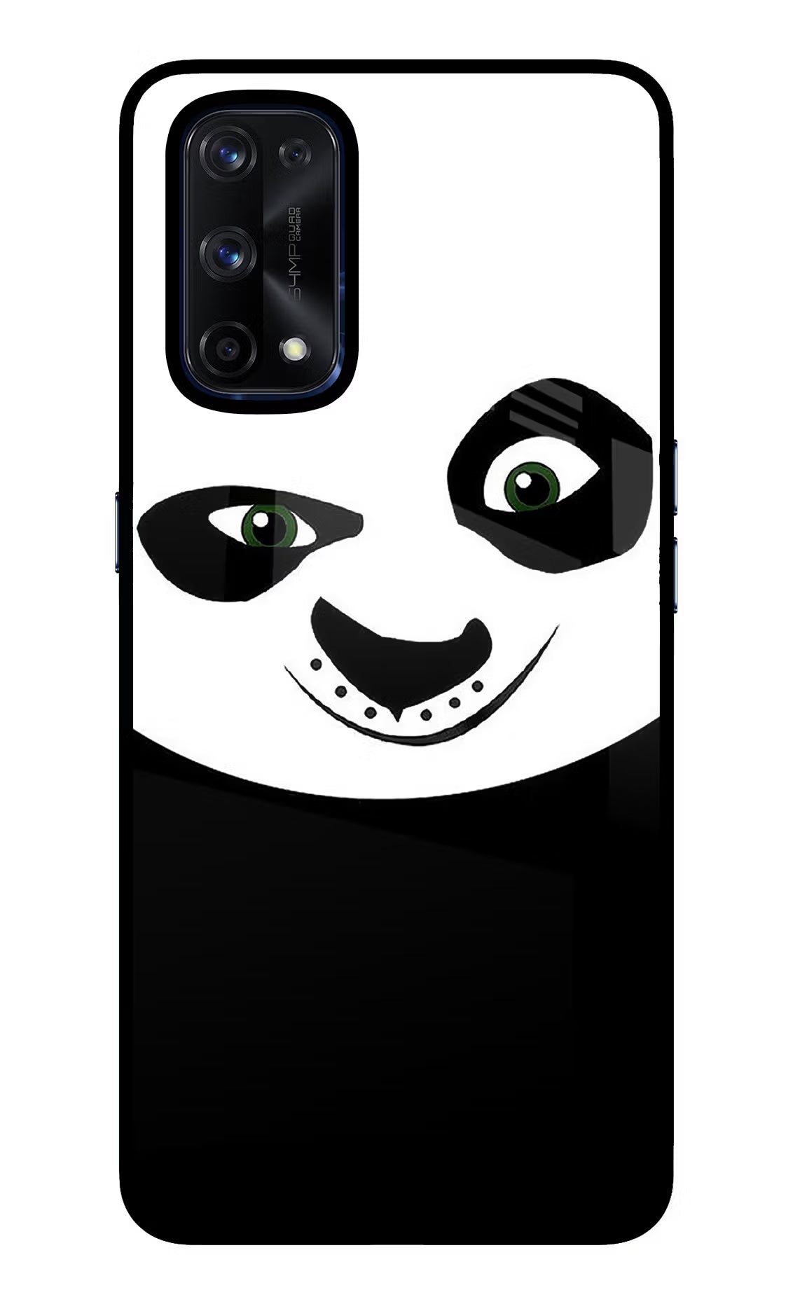 Panda Realme X7 Pro Back Cover - Panda Realme X7 Pro Glass Case Back Cover by Casekaro Panda Realme X7 Pro Glass Case Back Cover by Casekaro