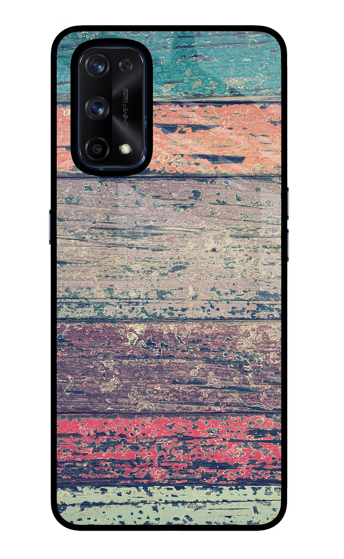 Colourful Wall Realme X7 Pro Back Cover - Colourful Wall Realme X7 Pro Glass Case Back Cover by Casekaro Colourful Wall Realme X7 Pro Glass Case Back Cover by Casekaro