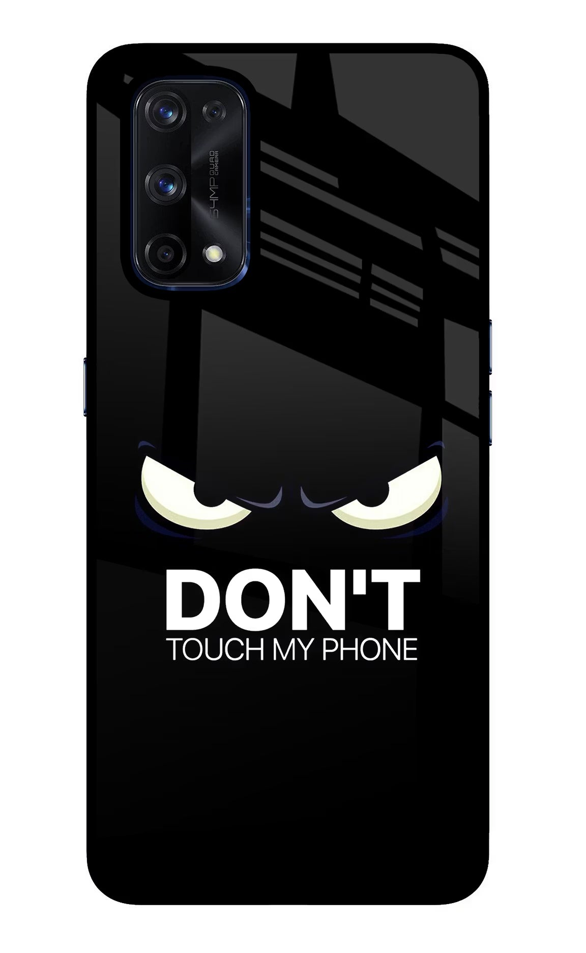 Don'T Touch My Phone Realme X7 Pro Back Cover - Don'T Touch My Phone Realme X7 Pro Glass Case Back Cover by Casekaro Don'T Touch My Phone Realme X7 Pro Glass Case Back Cover by Casekaro