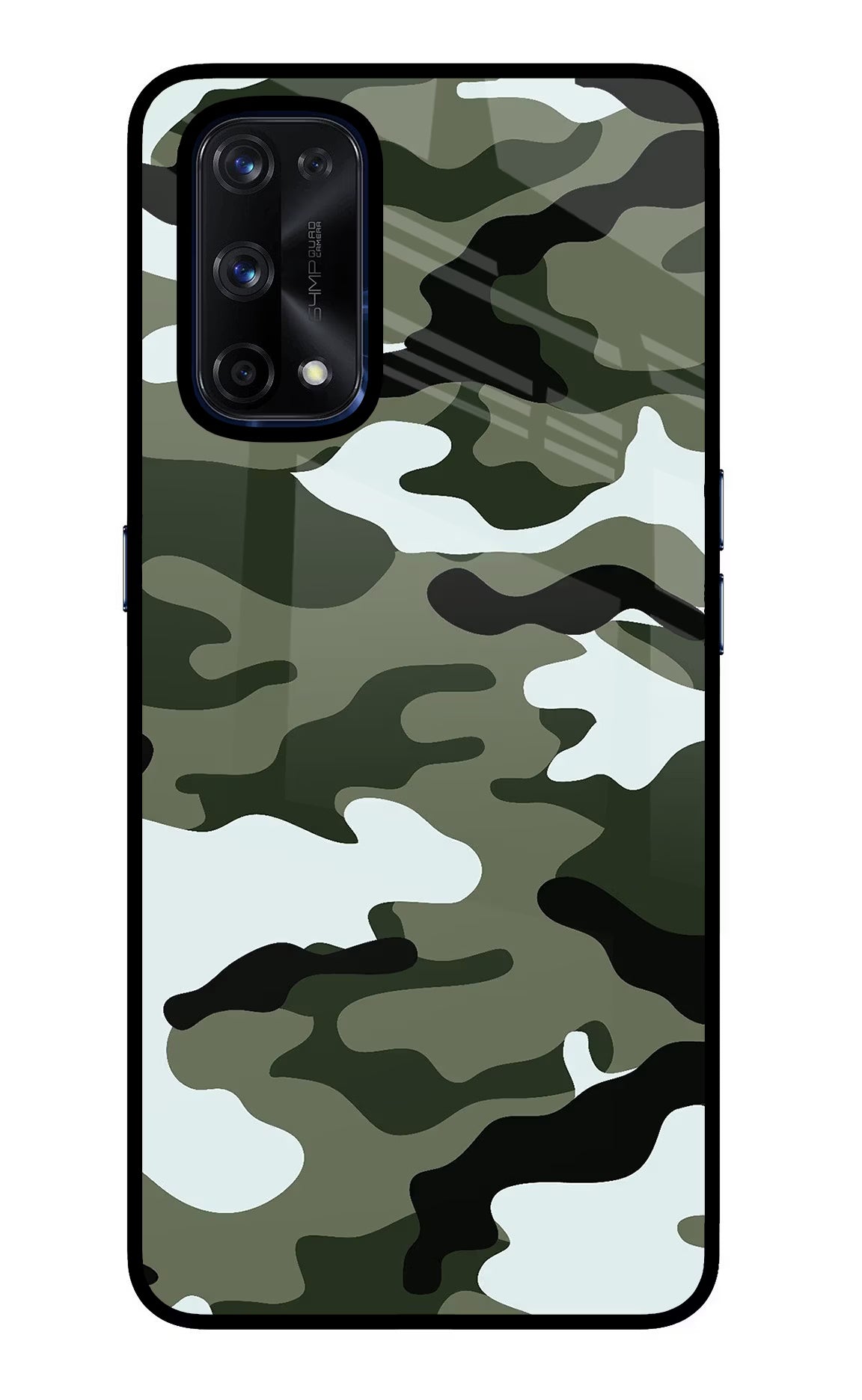 Camouflage Realme X7 Pro Glass Case - Camouflage Realme X7 Pro Glass Case Camouflage Realme X7 Pro Glass Case