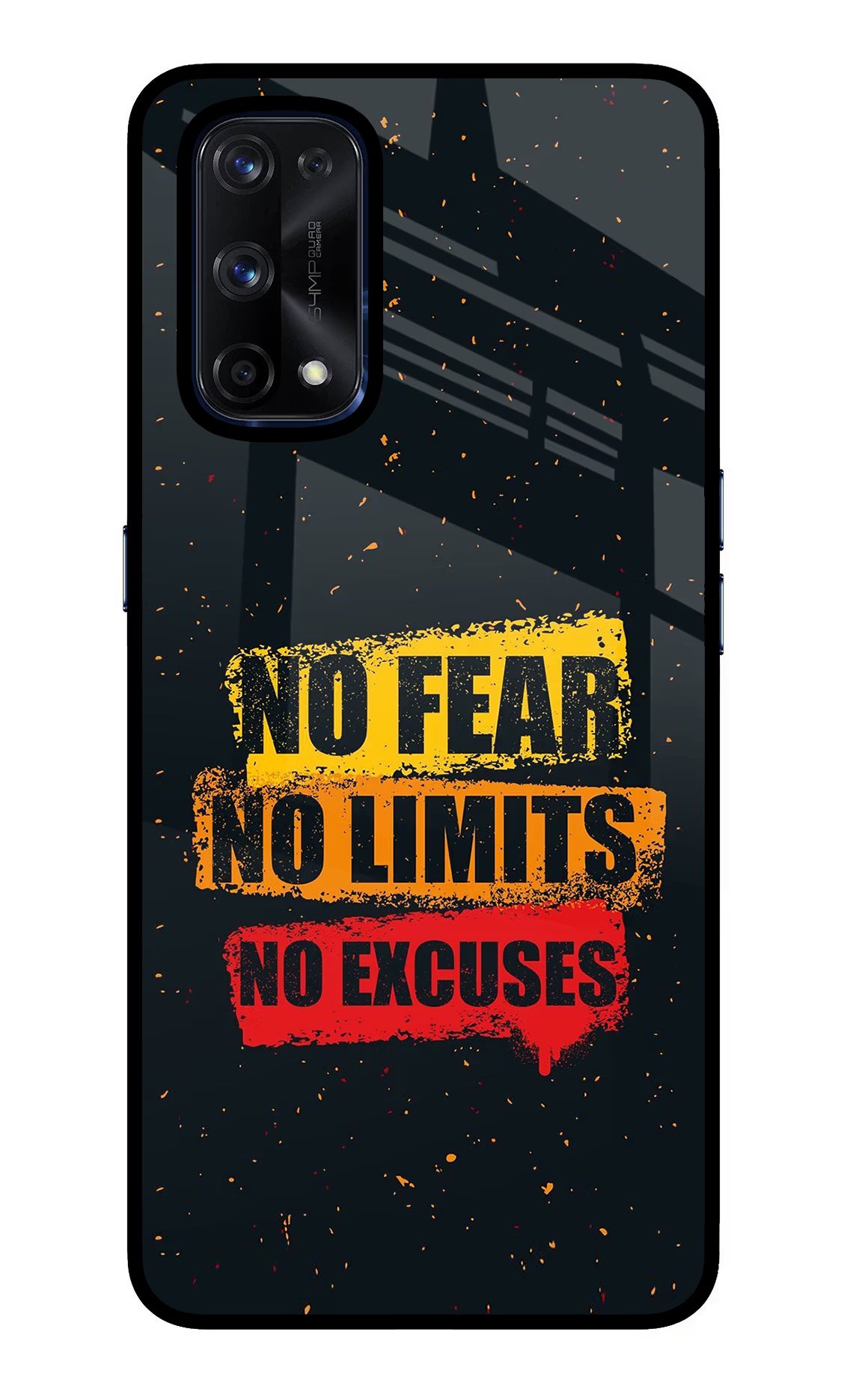 No Fear No Limits No Excuse Realme X7 Pro Glass Case - No Fear No Limits No Excuse Realme X7 Pro Glass Case No Fear No Limits No Excuse Realme X7 Pro Glass Case