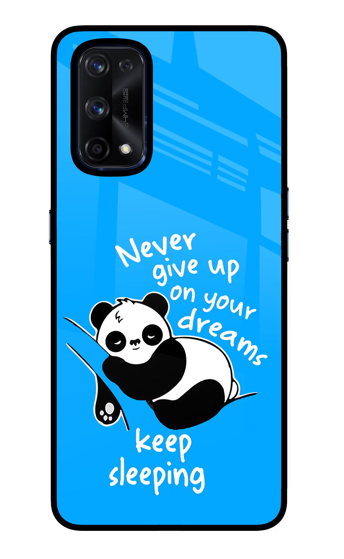 Keep Sleeping Realme X7 Pro Back Cover - Keep Sleeping Realme X7 Pro Glass Case Back Cover by Casekaro Keep Sleeping Realme X7 Pro Glass Case Back Cover by Casekaro