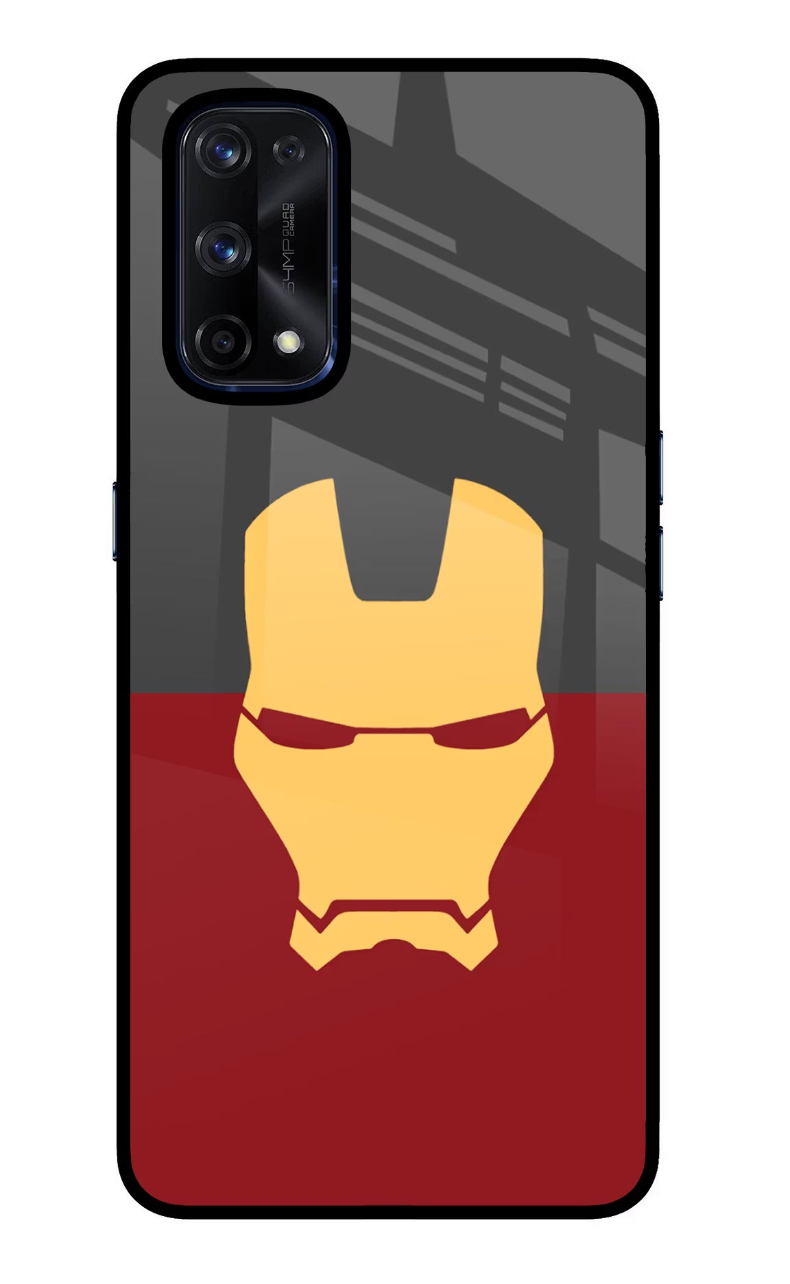 Ironman Realme X7 Pro Back Cover - Ironman Realme X7 Pro Glass Case Back Cover by Casekaro Ironman Realme X7 Pro Glass Case Back Cover by Casekaro