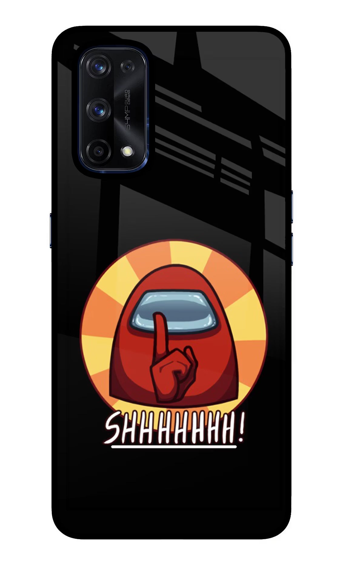 Among Us Shhh! Realme X7 Pro Glass Case - Among Us Shhh! Realme X7 Pro Glass Case Among Us Shhh! Realme X7 Pro Glass Case