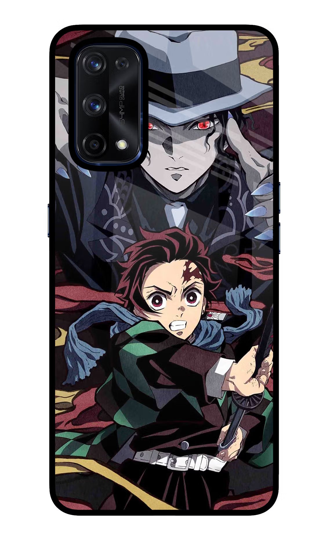 Demon Slayer Realme X7 Pro Glass Case - Demon Slayer Realme X7 Pro Glass Case Demon Slayer Realme X7 Pro Glass Case