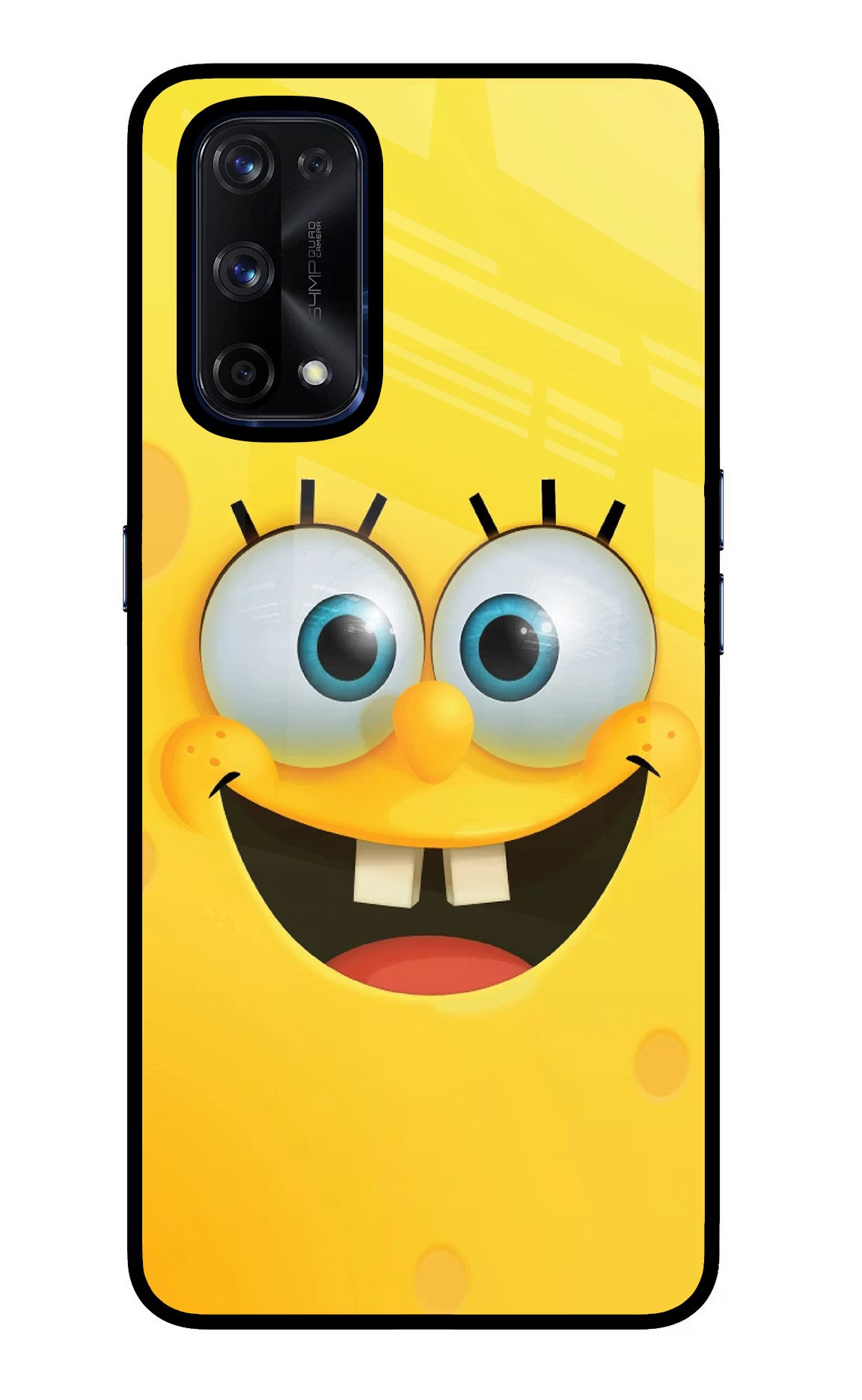 Sponge 1 Realme X7 Pro Back Cover - Sponge 1 Realme X7 Pro Glass Case Back Cover by Casekaro Sponge 1 Realme X7 Pro Glass Case Back Cover by Casekaro
