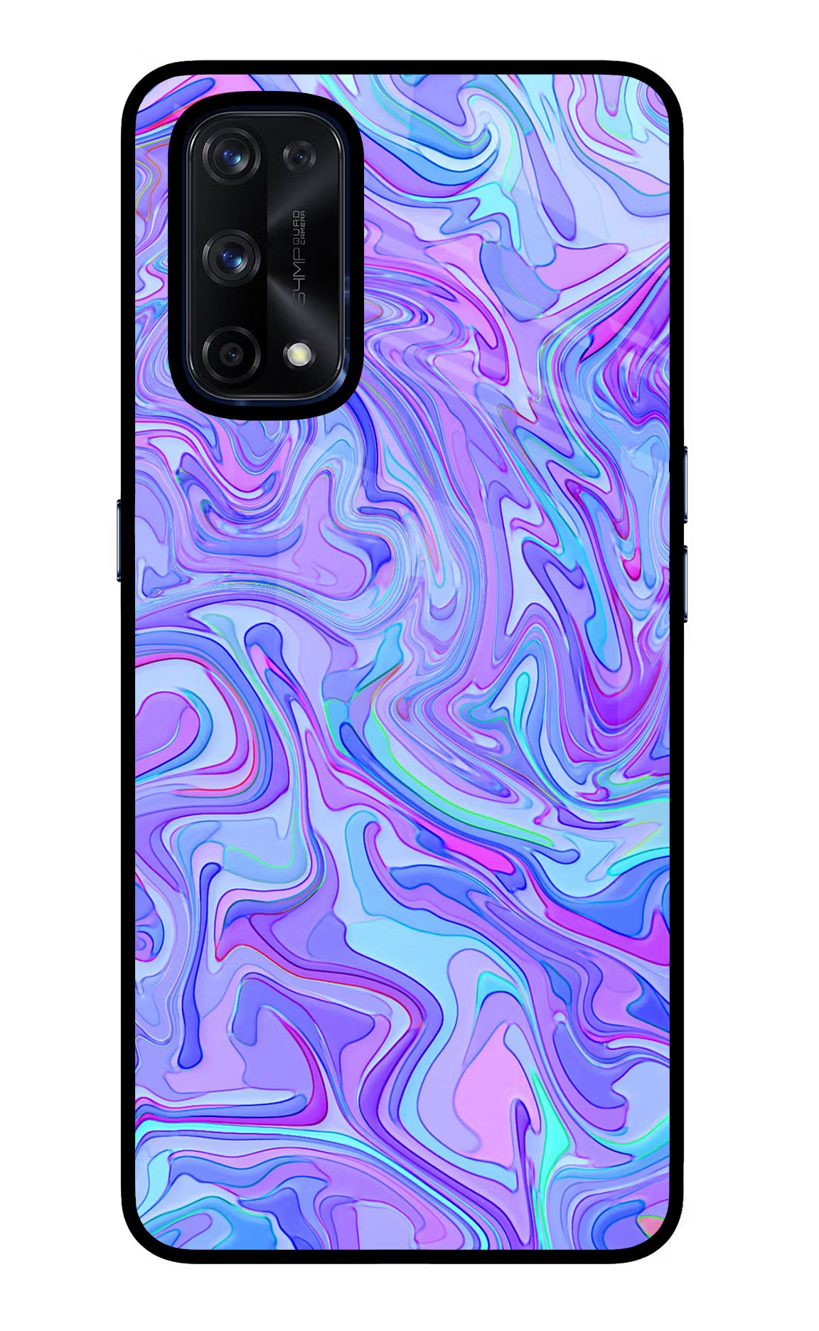 Glitter Realme X7 Pro Back Cover - Glitter Realme X7 Pro Glass Case Back Cover by Casekaro Glitter Realme X7 Pro Glass Case Back Cover by Casekaro