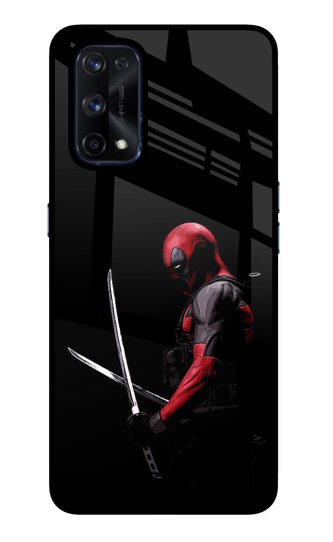 Deadpool Realme X7 Pro Glass Case - Deadpool Realme X7 Pro Glass Case Deadpool Realme X7 Pro Glass Case