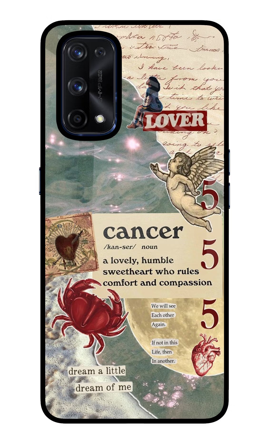 Cancer Zodiac Realme X7 Pro Glass Case - Cancer Zodiac Realme X7 Pro Glass Case Cancer Zodiac Realme X7 Pro Glass Case