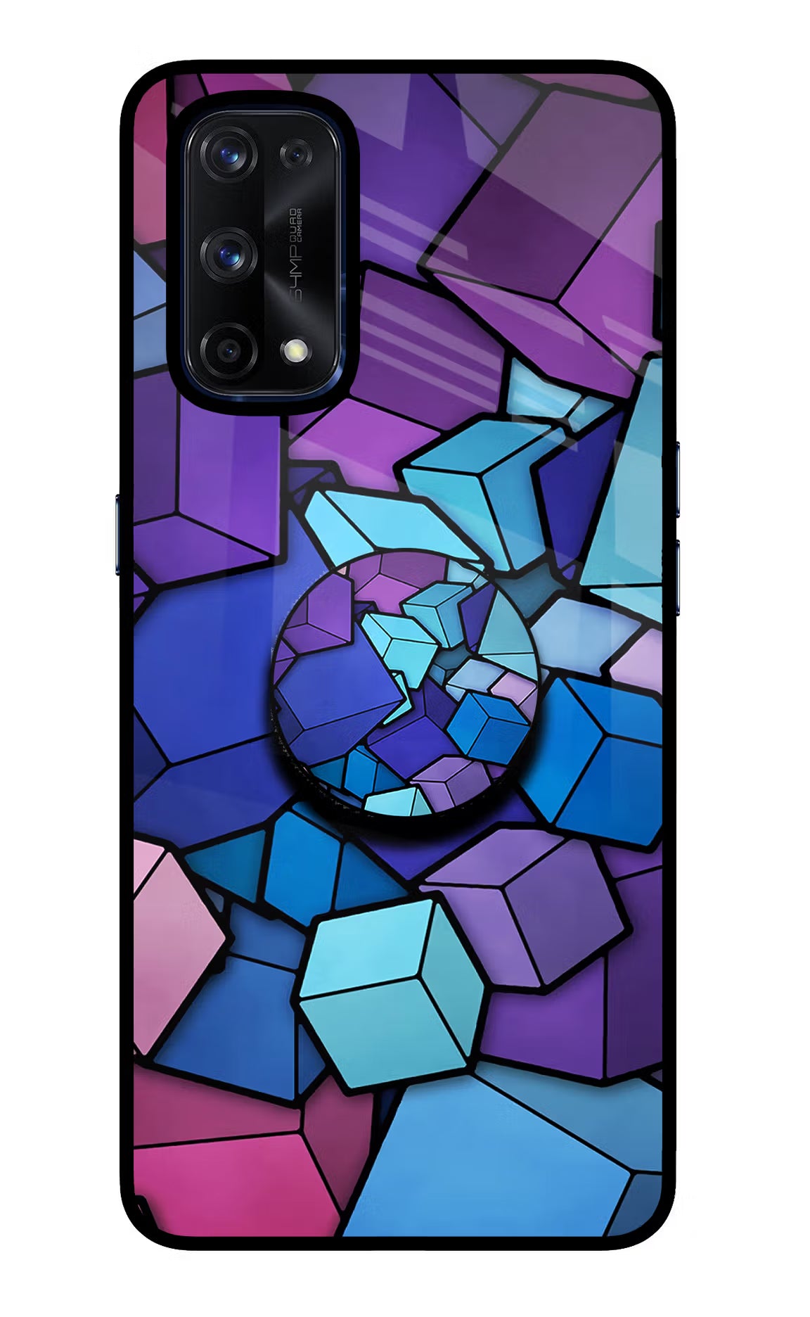 Cubic Abstract Realme X7 Pro Pop Case - Cubic Abstract Realme X7 Pro Pop Case by Casekaro Cubic Abstract Realme X7 Pro Pop Case by Casekaro