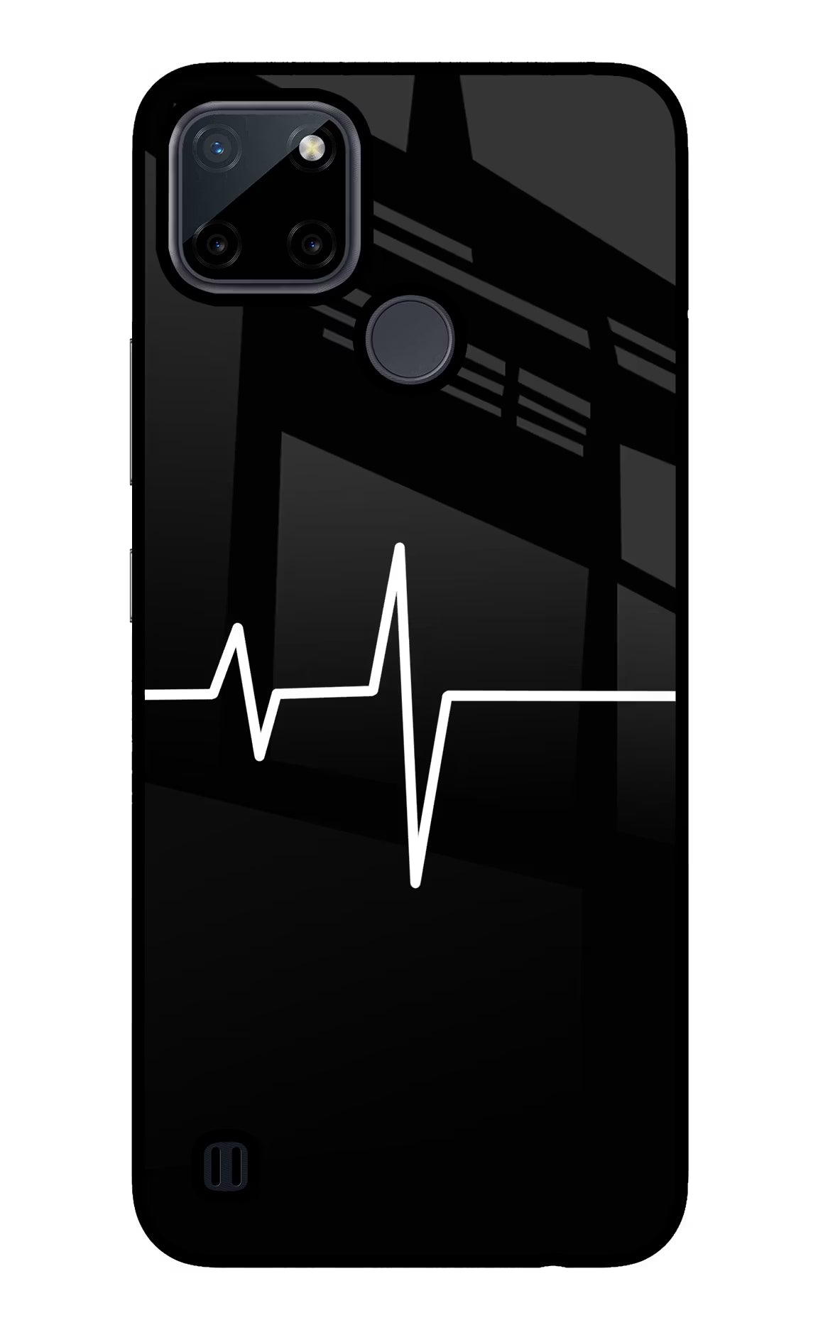 Heart Beats Realme C21Y/C25Y Glass Case - Heart Beats Realme C21Y/C25Y Glass Case Heart Beats Realme C21Y/C25Y Glass Case