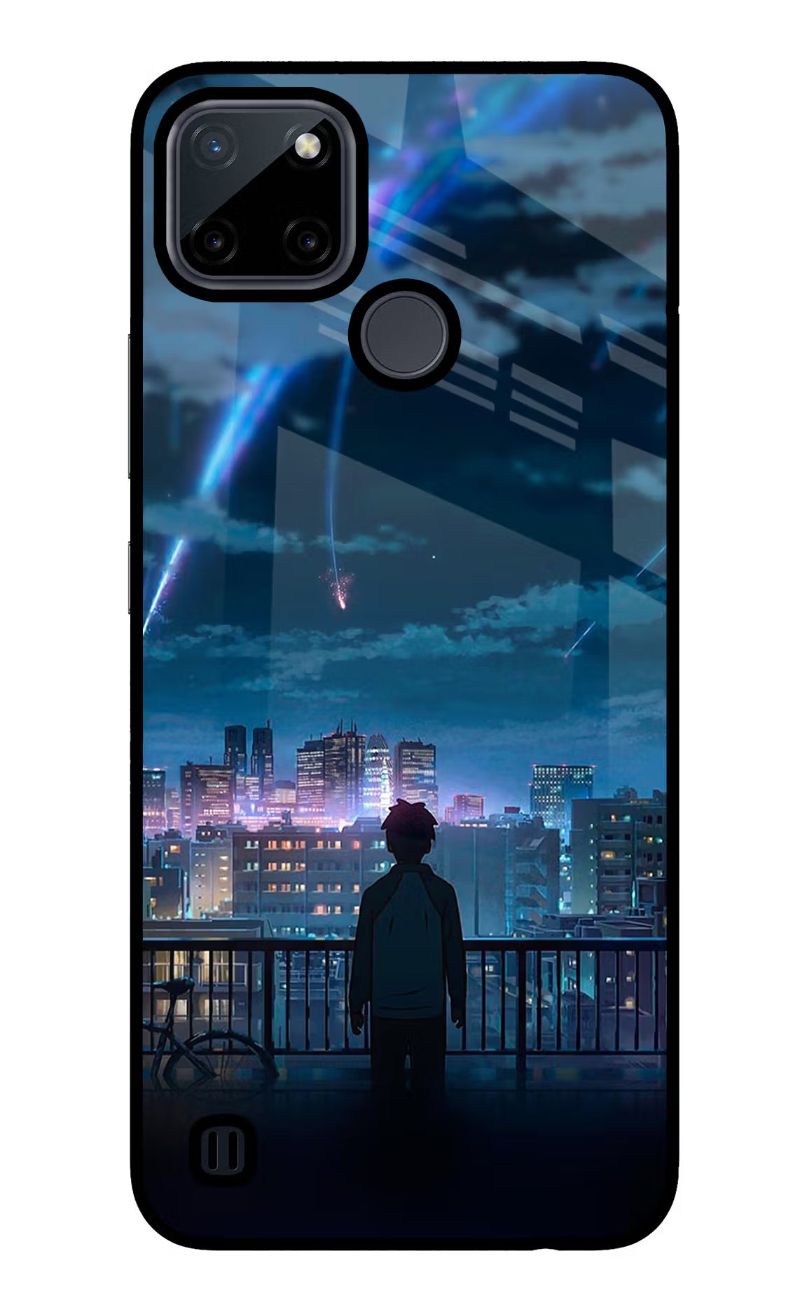 Anime Realme C21Y/C25Y Back Cover - Anime Realme C21Y/C25Y Glass Case Back Cover by Casekaro Anime Realme C21Y/C25Y Glass Case Back Cover by Casekaro