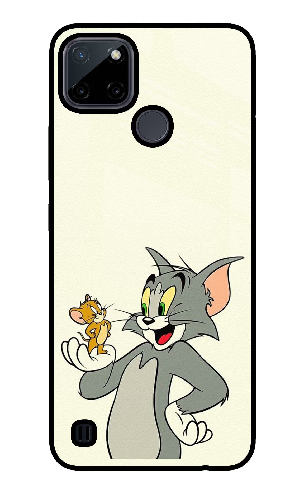 Tom & Jerry Realme C21Y/C25Y Glass Case - Tom & Jerry Realme C21Y/C25Y Glass Case Tom & Jerry Realme C21Y/C25Y Glass Case