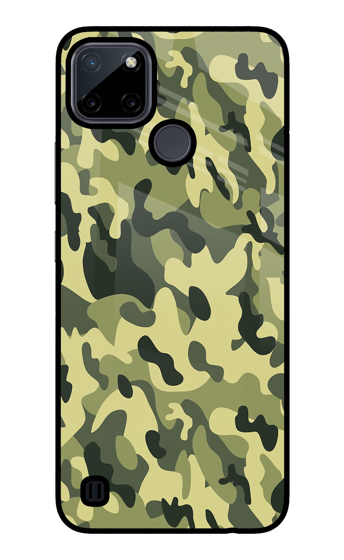 Camouflage Realme C21Y/C25Y Glass Case - Camouflage Realme C21Y/C25Y Glass Case Camouflage Realme C21Y/C25Y Glass Case