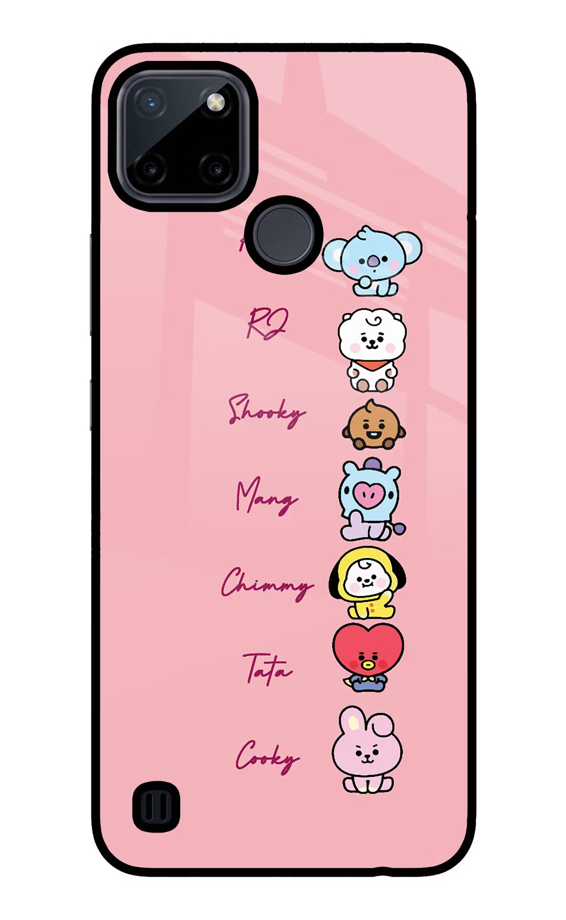 BTS names Realme C21Y/C25Y Glass Case - BTS names Realme C21Y/C25Y Glass Case BTS names Realme C21Y/C25Y Glass Case