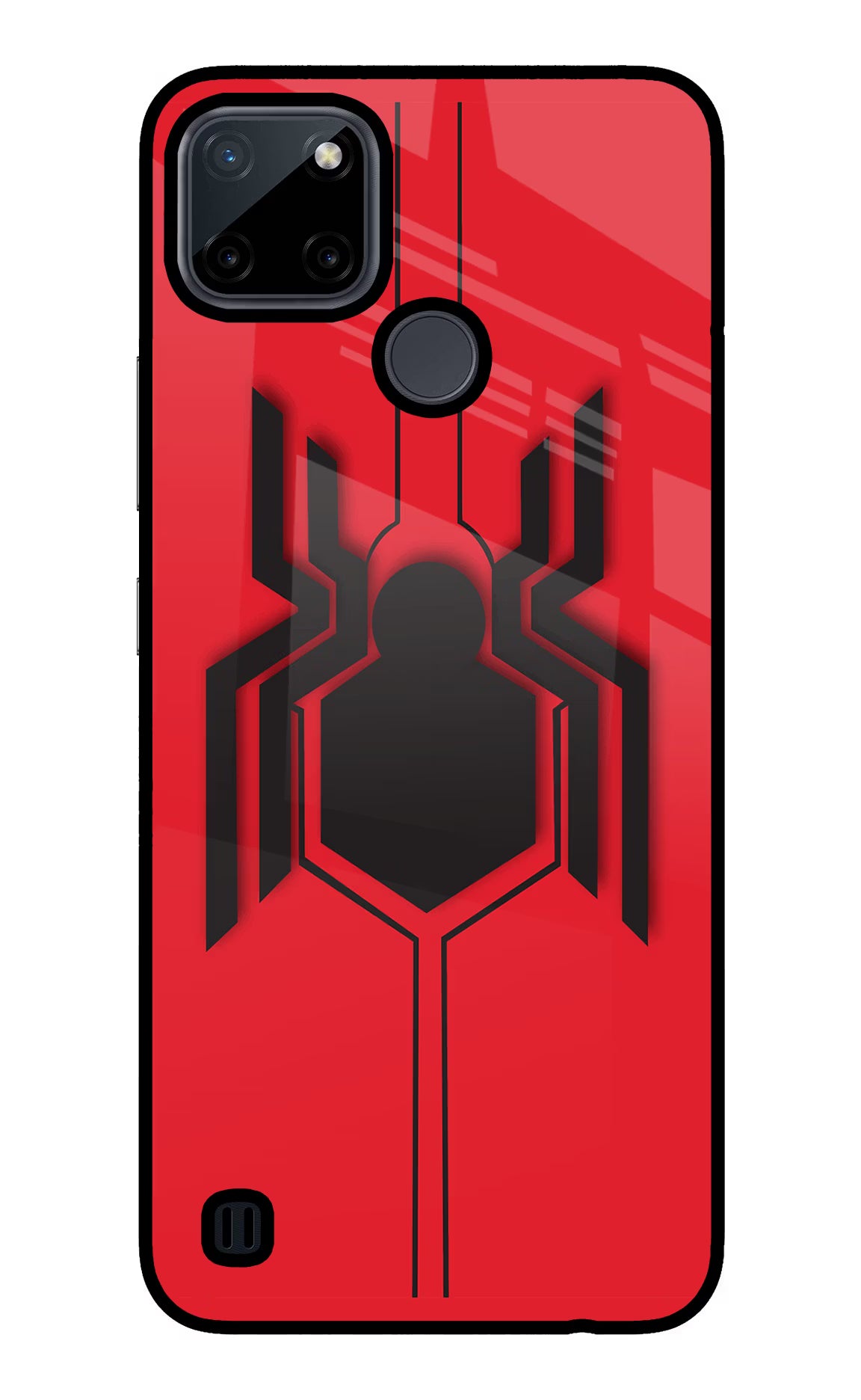 Spider Realme C21Y/C25Y Glass Case - Spider Realme C21Y/C25Y Glass Case Spider Realme C21Y/C25Y Glass Case