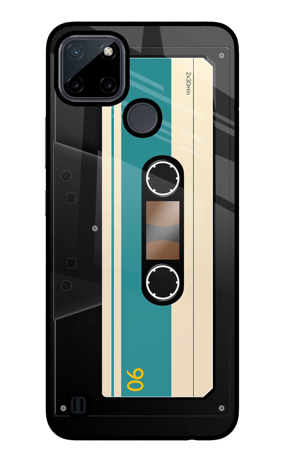 Cassette Realme C21Y/C25Y Glass Case - Cassette Realme C21Y/C25Y Glass Case Cassette Realme C21Y/C25Y Glass Case