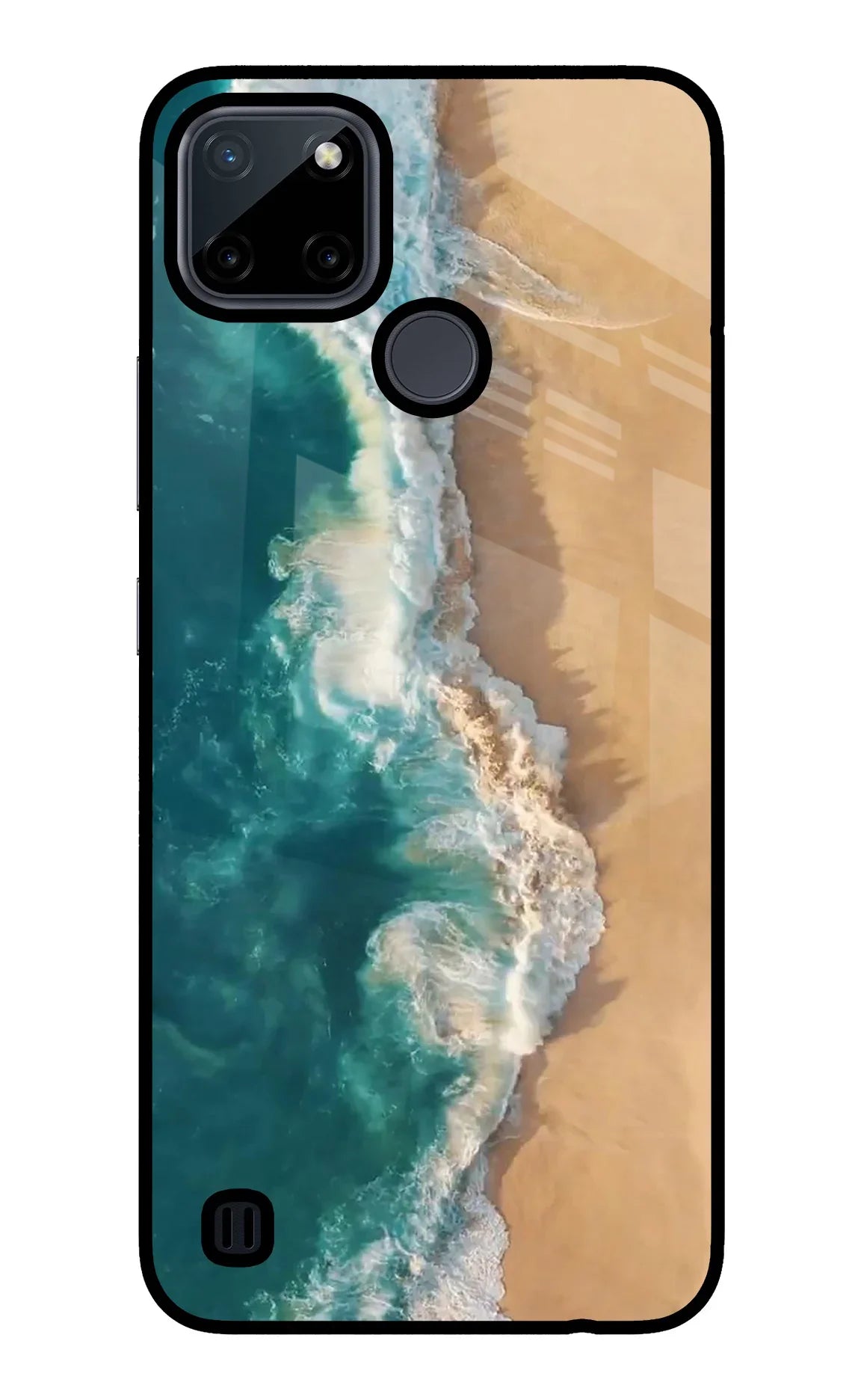 Ocean Beach Realme C21Y/C25Y Glass Case - Ocean Beach Realme C21Y/C25Y Glass Case Ocean Beach Realme C21Y/C25Y Glass Case