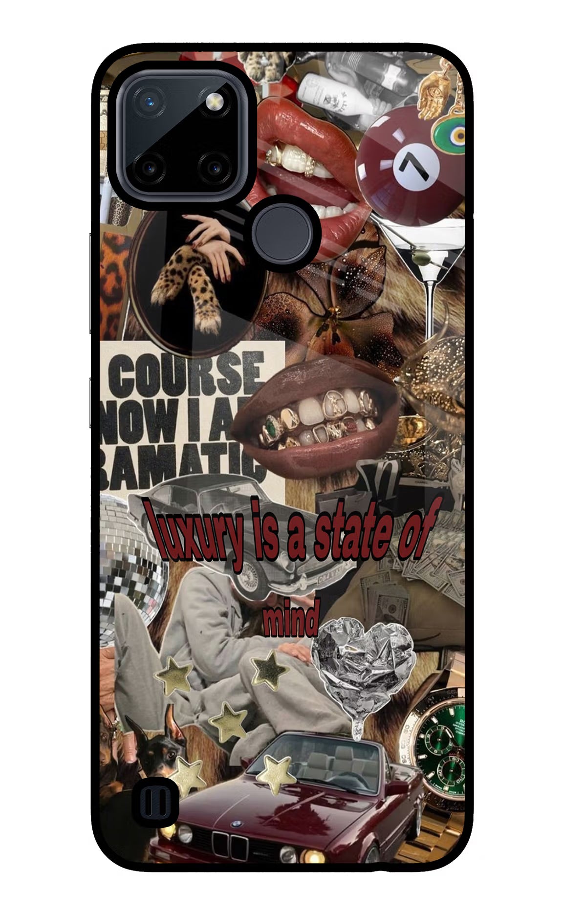 Luxury Realme C21Y/C25Y Glass Case - Luxury Realme C21Y/C25Y Glass Case Luxury Realme C21Y/C25Y Glass Case