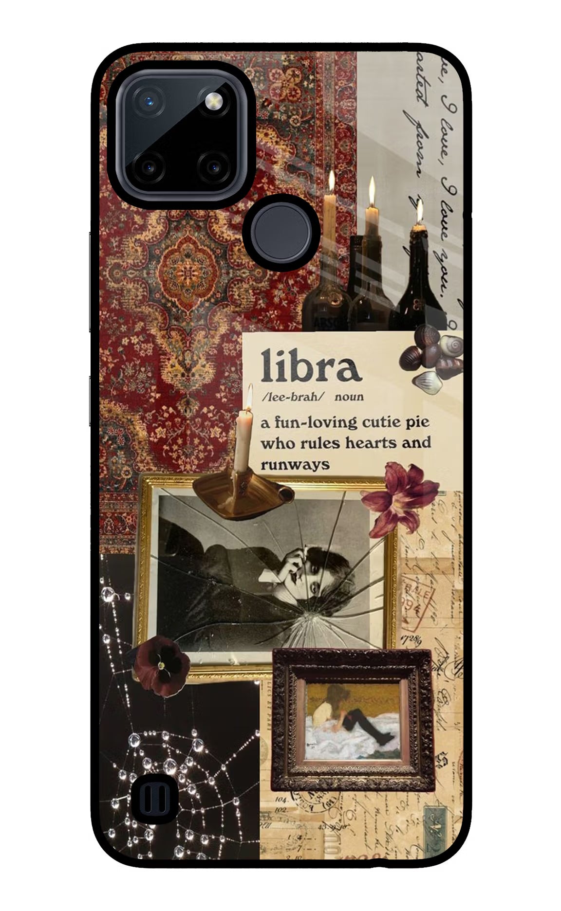 Libra Zodiac Realme C21Y/C25Y Glass Case - Libra Zodiac Realme C21Y/C25Y Glass Case Libra Zodiac Realme C21Y/C25Y Glass Case