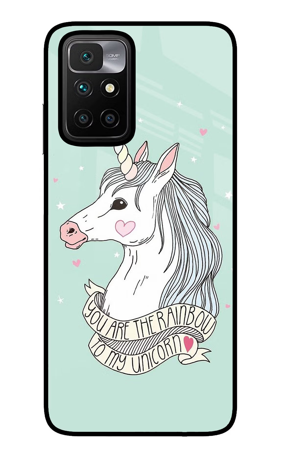 Unicorn Wallpaper Redmi 10 Prime Back Cover - Unicorn Wallpaper Redmi 10 Prime Glass Case Back Cover by Casekaro Unicorn Wallpaper Redmi 10 Prime Glass Case Back Cover by Casekaro